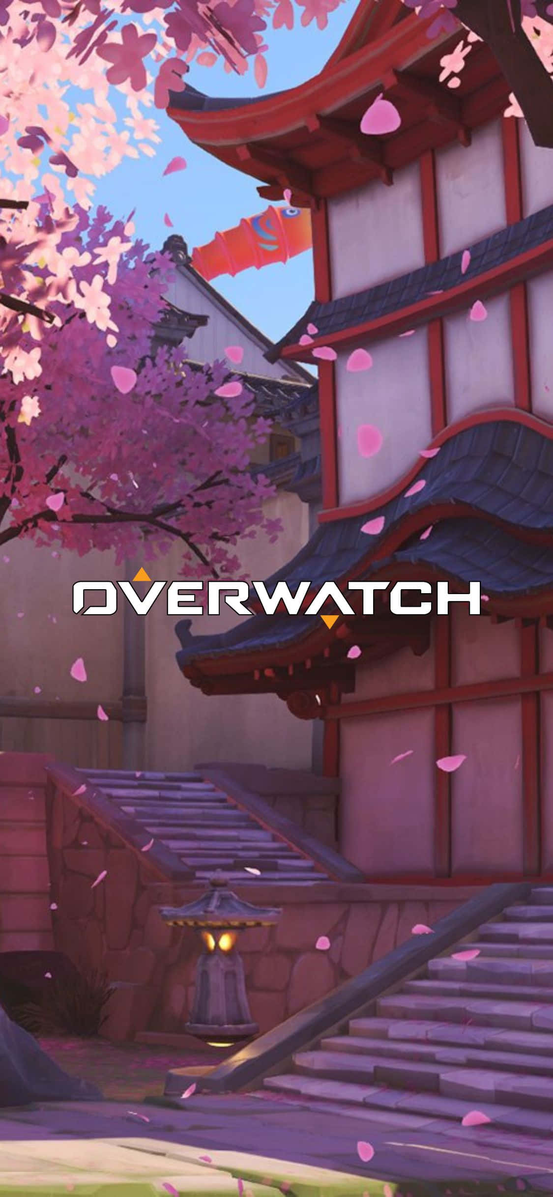 iPhone X - Overwatch के साथ गेम के लिए तैयार वॉलपेपर