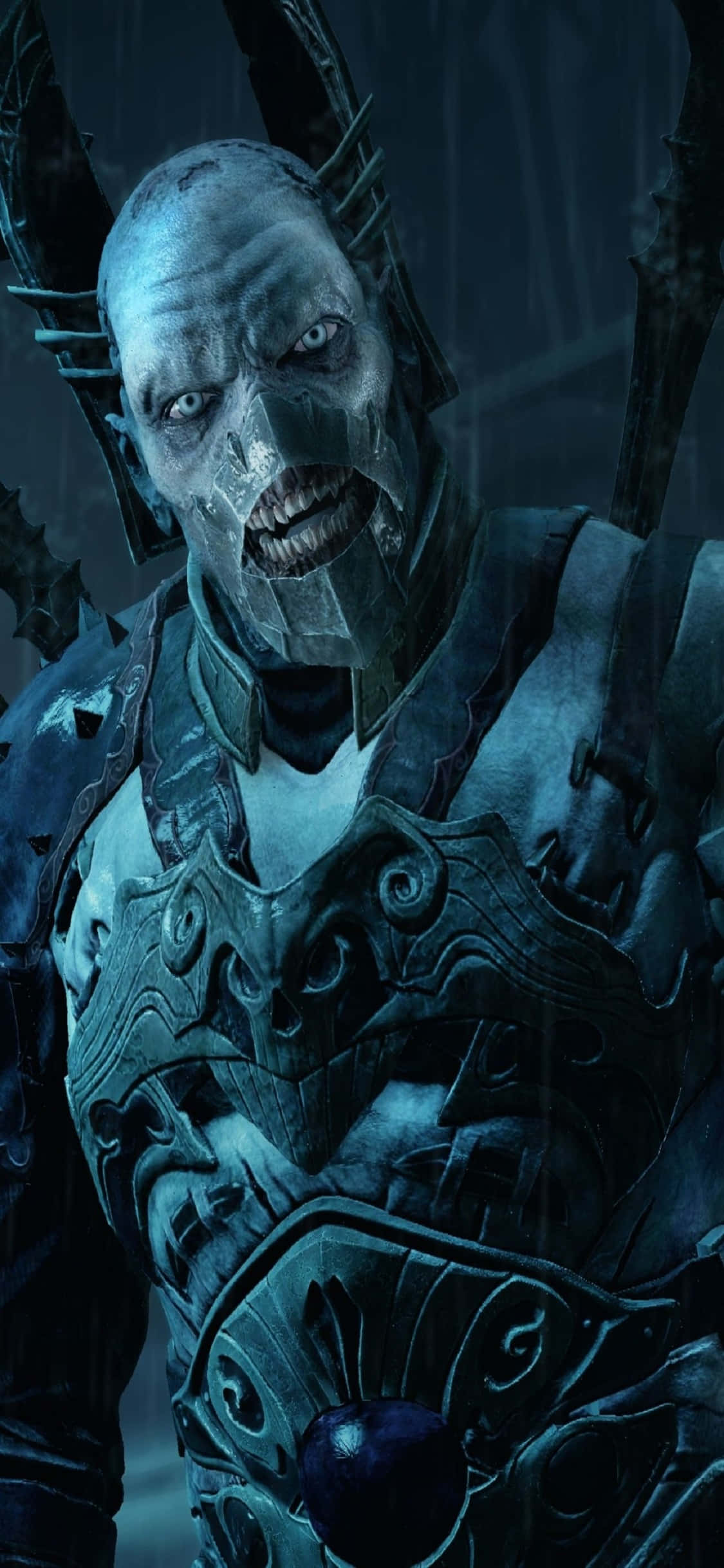 iPhone X Shadow Of Mordor पृष्ठभूमि टॉवर ऑफ़ सौरोन वॉलपेपर