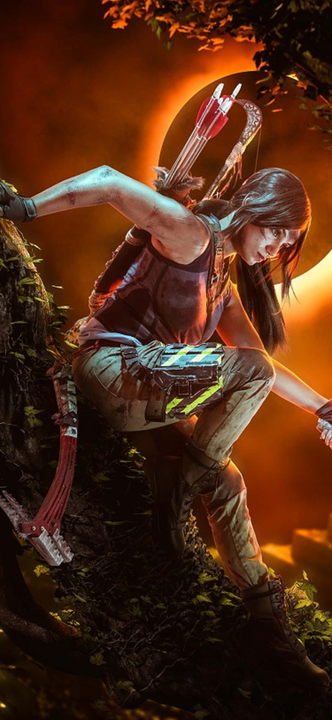 iPhone X Shadow of the Tomb Raider में दुनिया के रहस्यों को उजागर करें वॉलपेपर