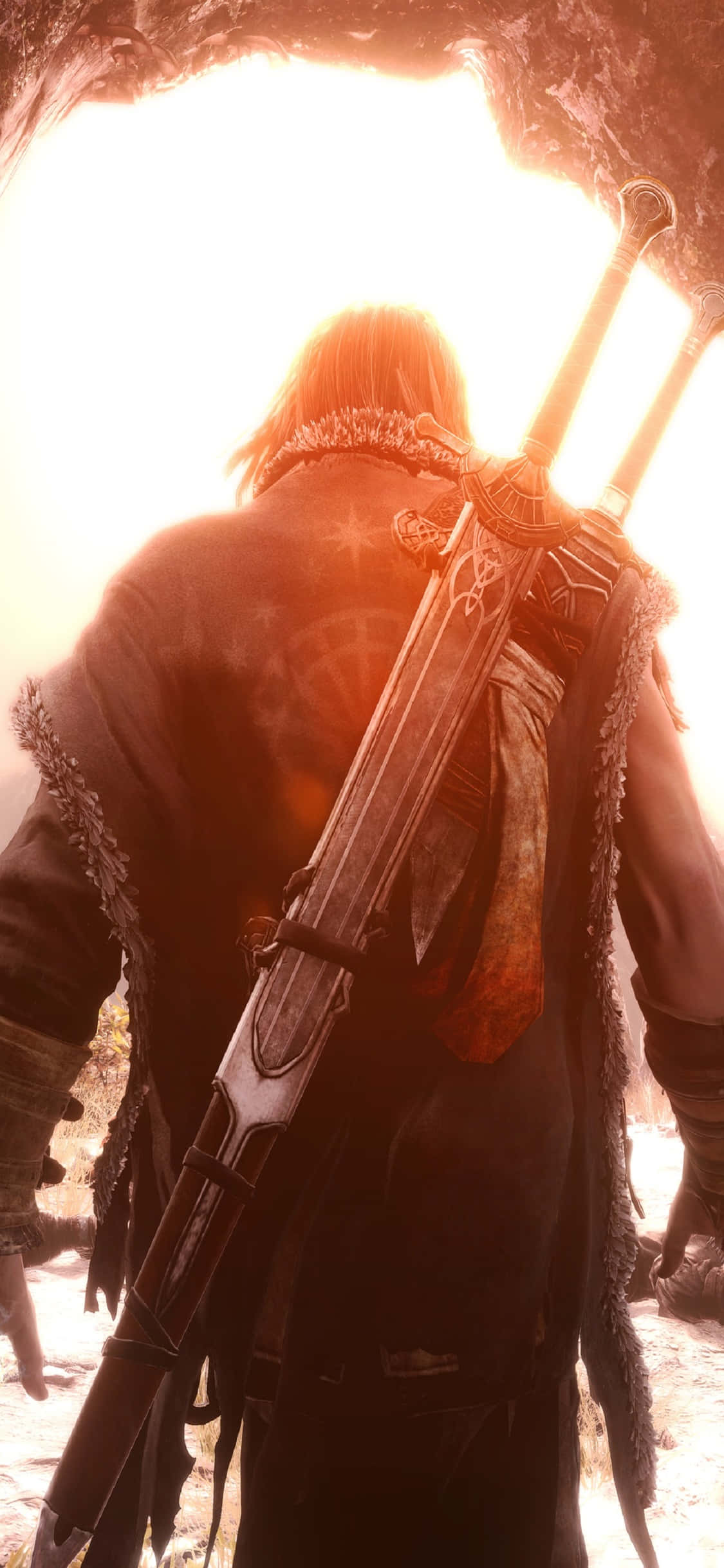 iPhone X Shadow Of Mordor बैकग्राउंड तालियन वॉलपेपर