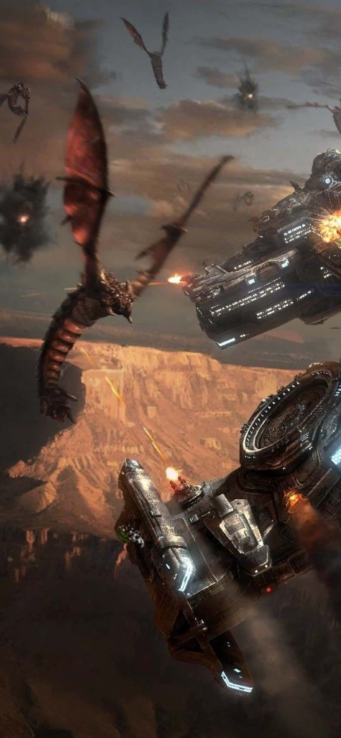 iPhone X Starcraft Ii पृष्ठभूमि ड्रेगन वॉलपेपर