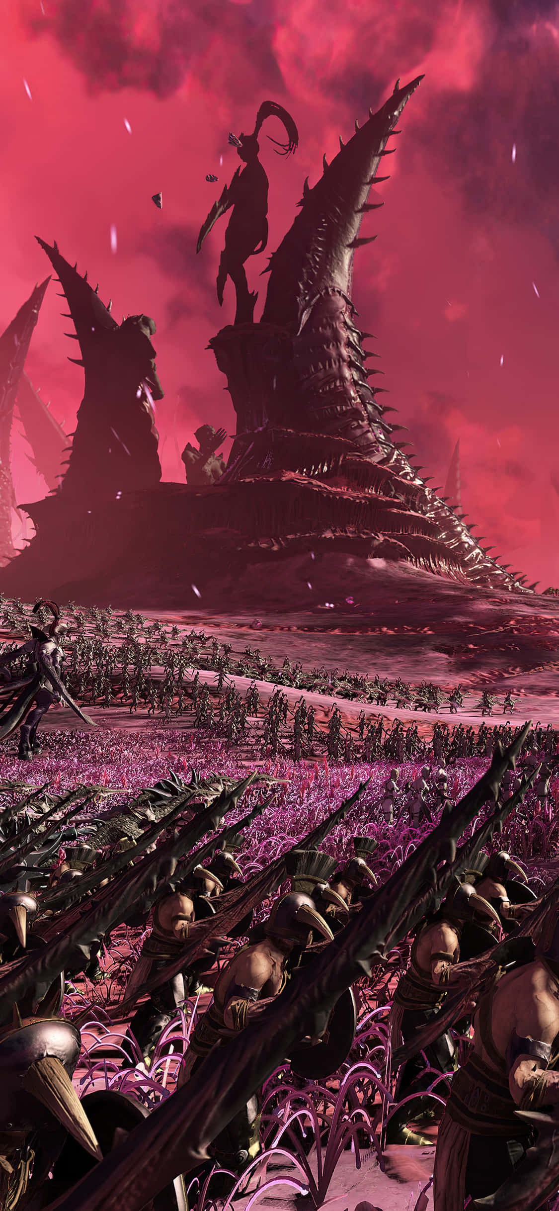"iPhone X Total War: Warhammer के साथ महाकाव्य लड़ाइयों के लिए तैयार रहें" वॉलपेपर