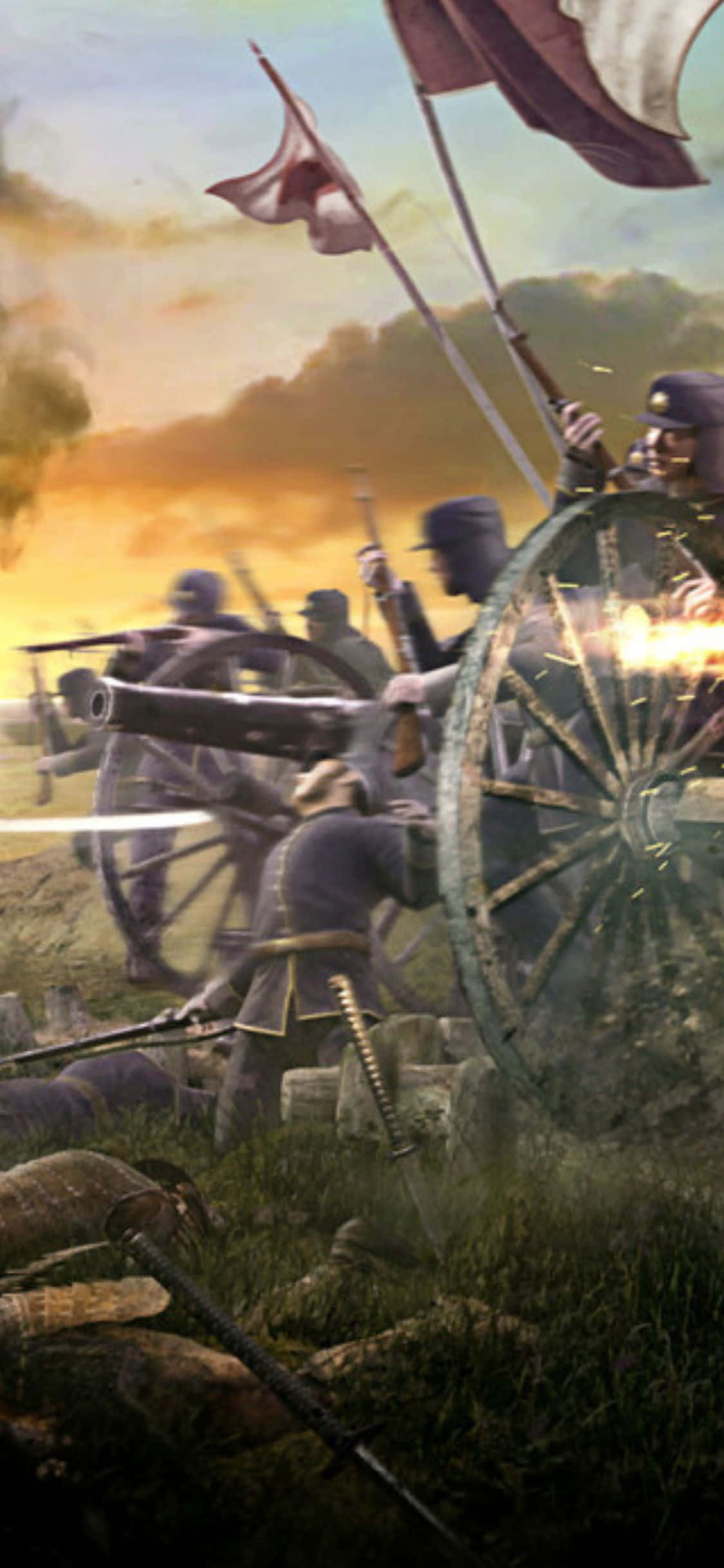 iPhone X Total War Shogun 2 पृष्ठभूमि वॉलपेपर