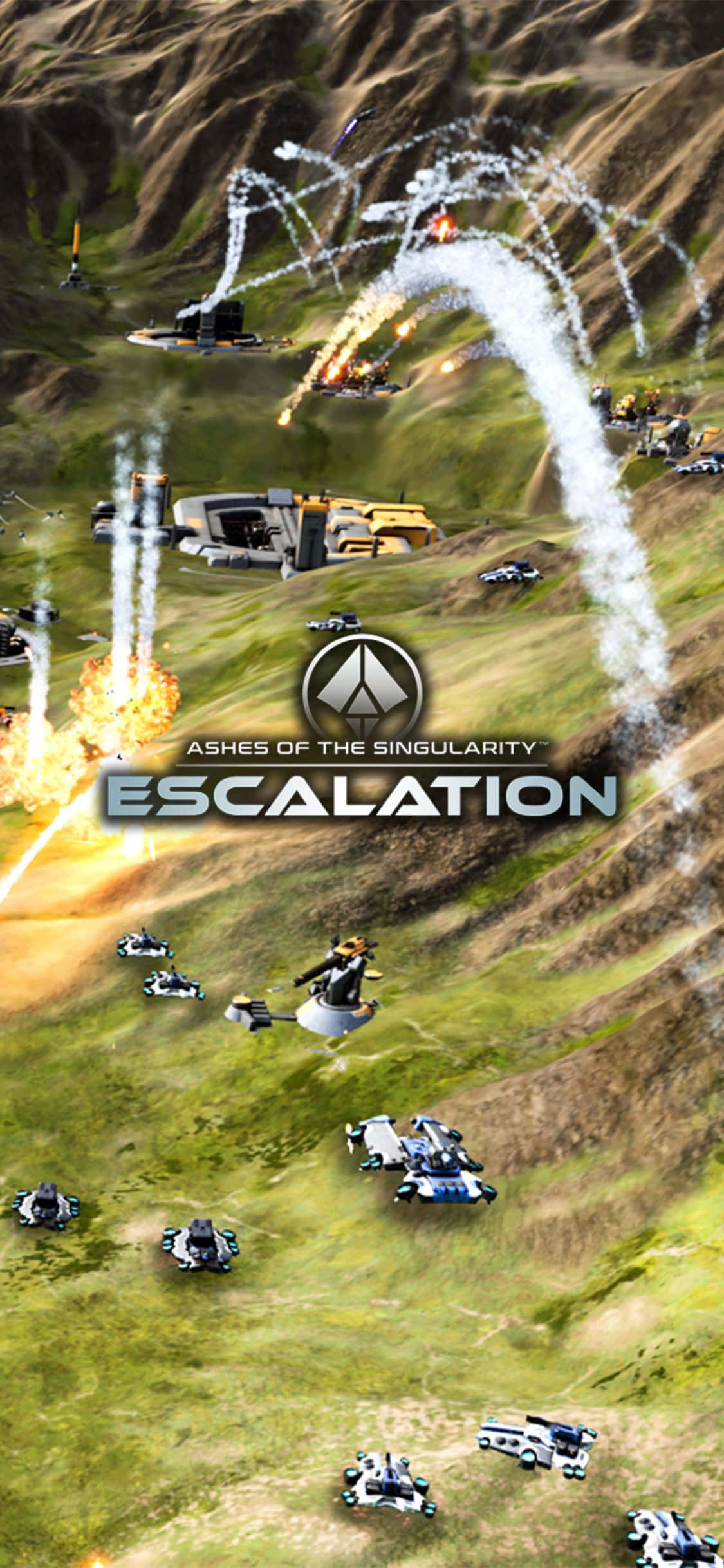 iPhone X और Ashes of the Singularity Escalation के साथ अत्याधुनिक गेमिंग का आनंद लें वॉलपेपर