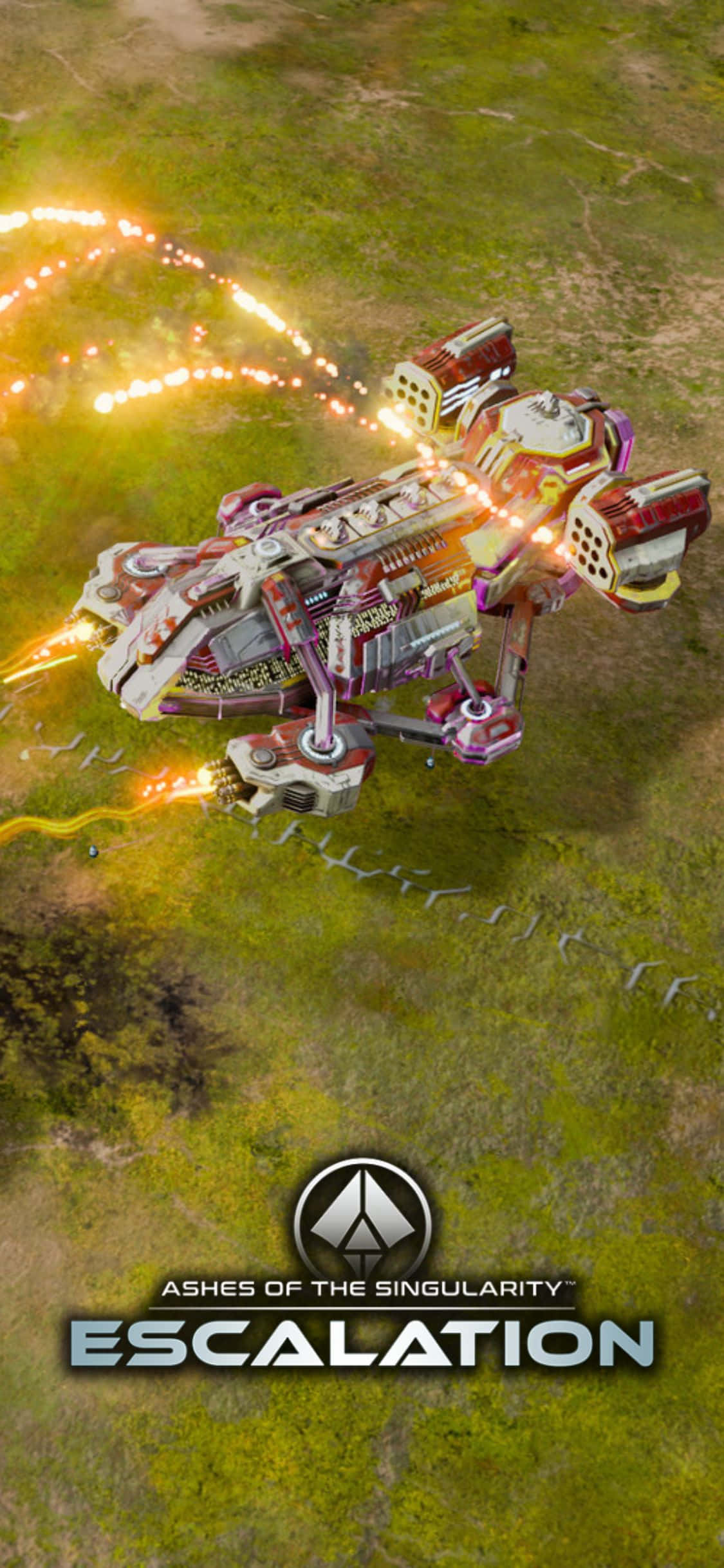 iPhone X और Ashes Of The Singularity Escalation के साथ एक एक्शन-पैक गेमिंग अनुभव का आनंद लें। वॉलपेपर