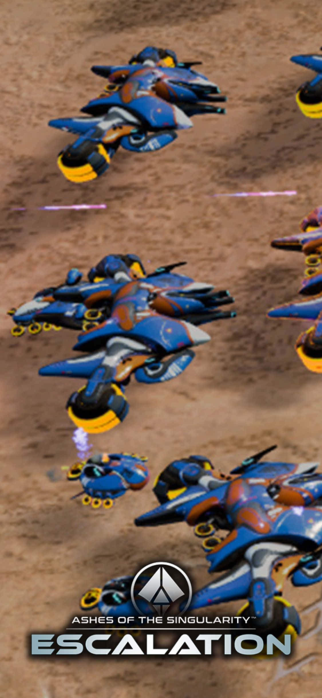 iPhone X पर Ashes Of The Singularity Escalation का अनुभव लें वॉलपेपर