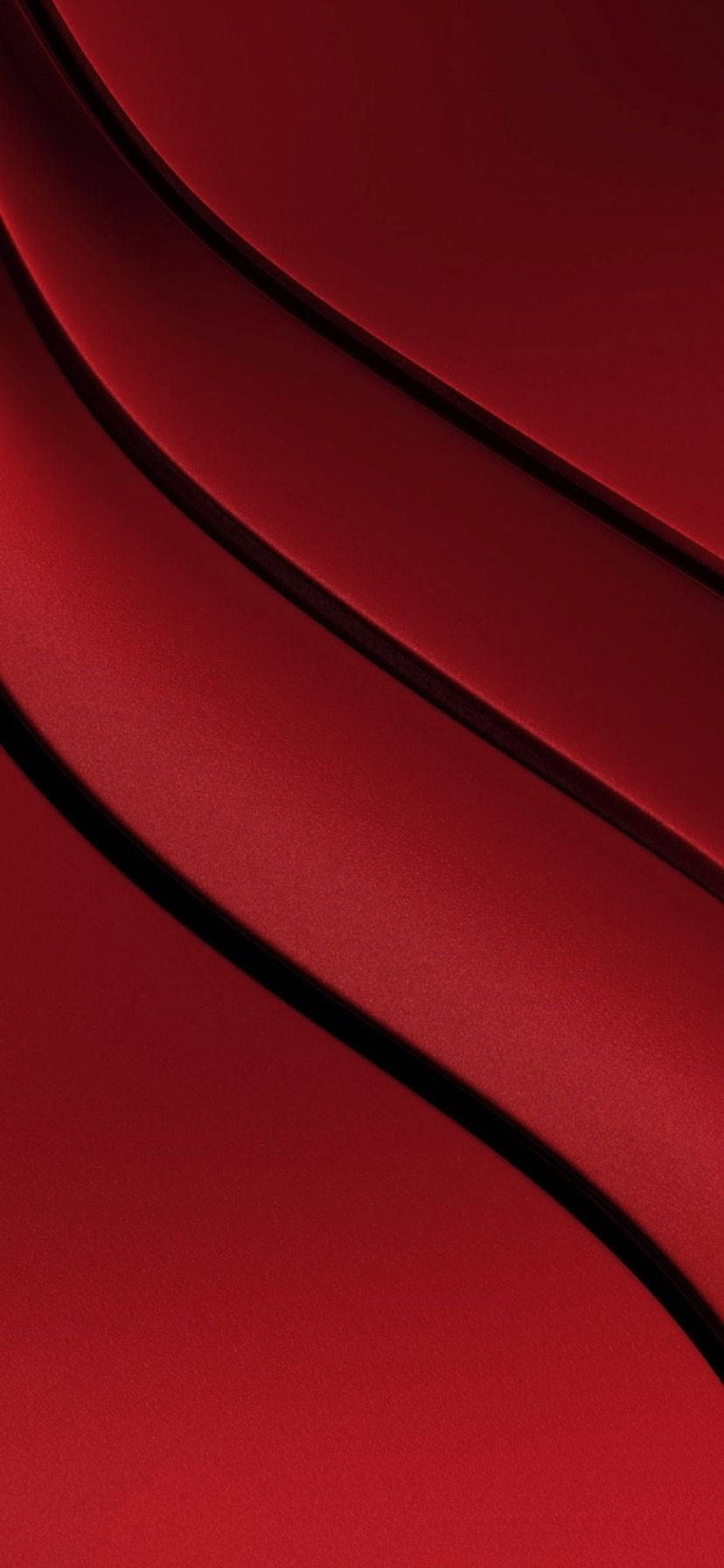 iPhone XR लाल 3D परत रेखाएं वॉलपेपर