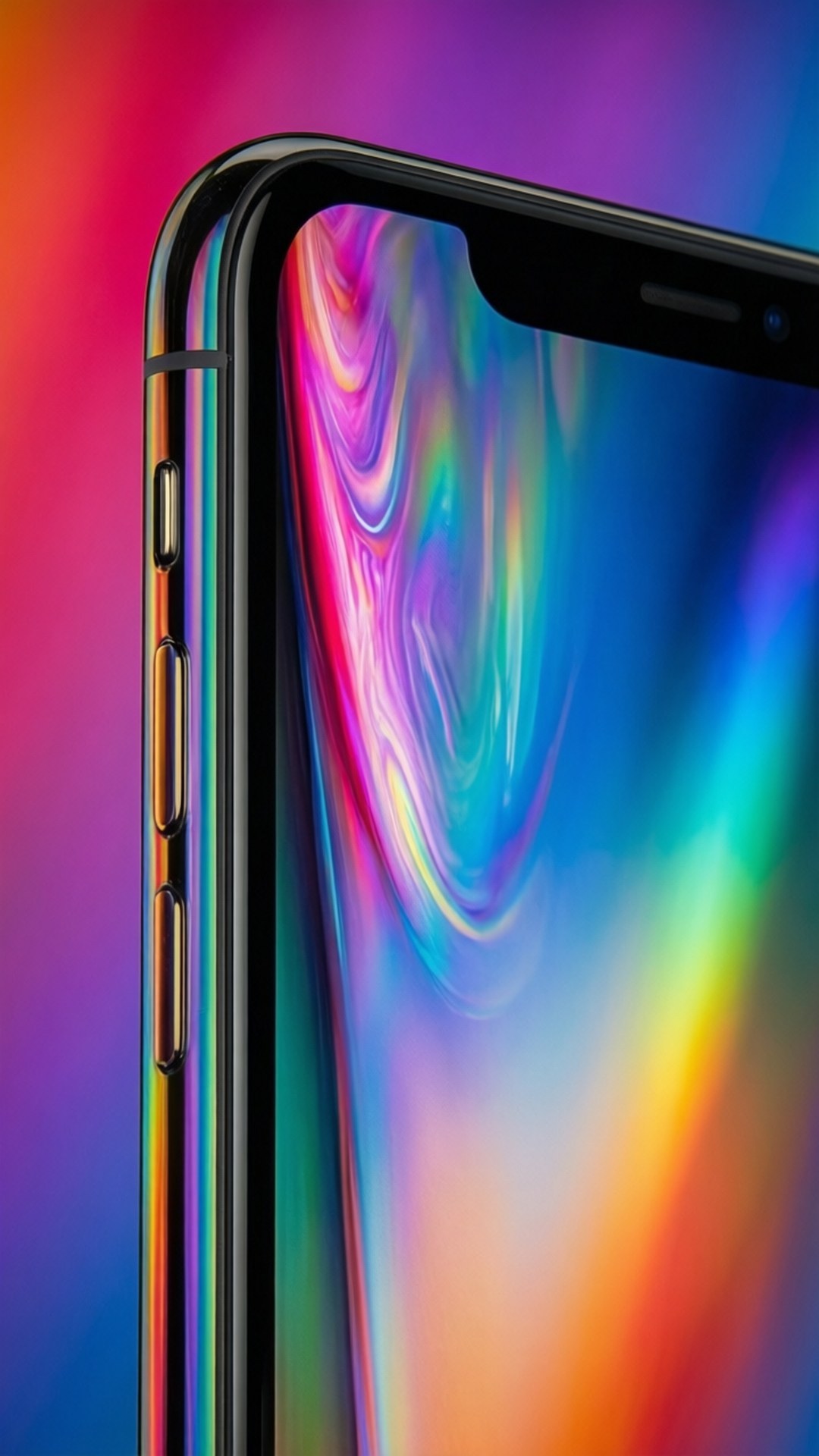 इंद्रधनुषी ग्लॉस iPhone XR वॉलपेपर