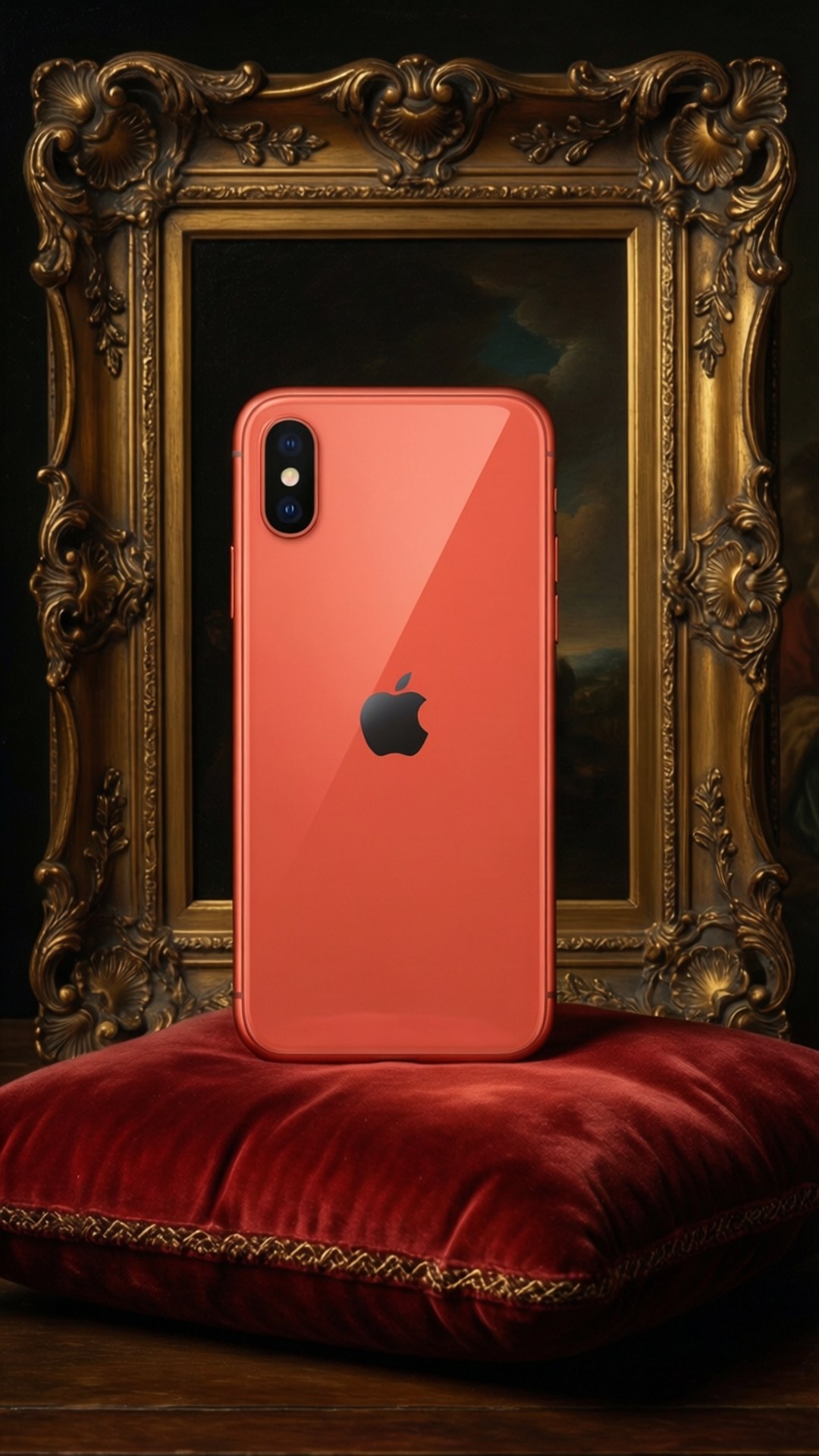 बारोक कोरल iPhone XR वॉलपेपर