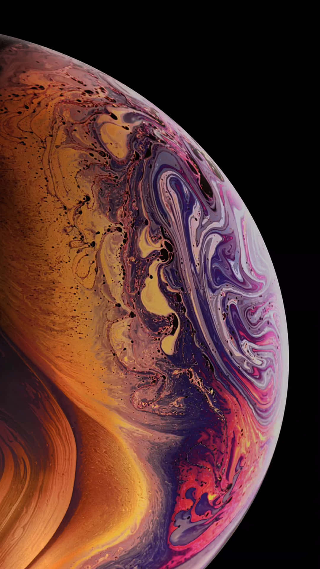 iPhone XR पर कैद की गई अंतरिक्ष की सुंदरता वॉलपेपर