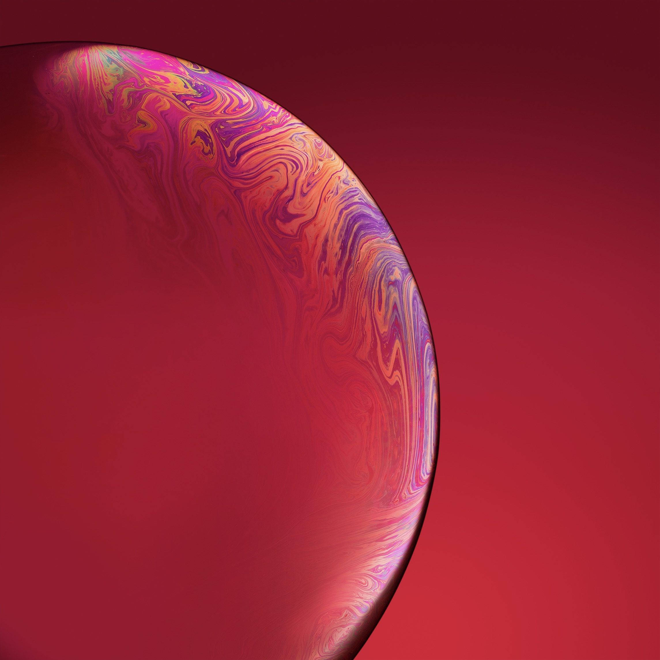 बोल्ड लाल iPhone XR वॉलपेपर