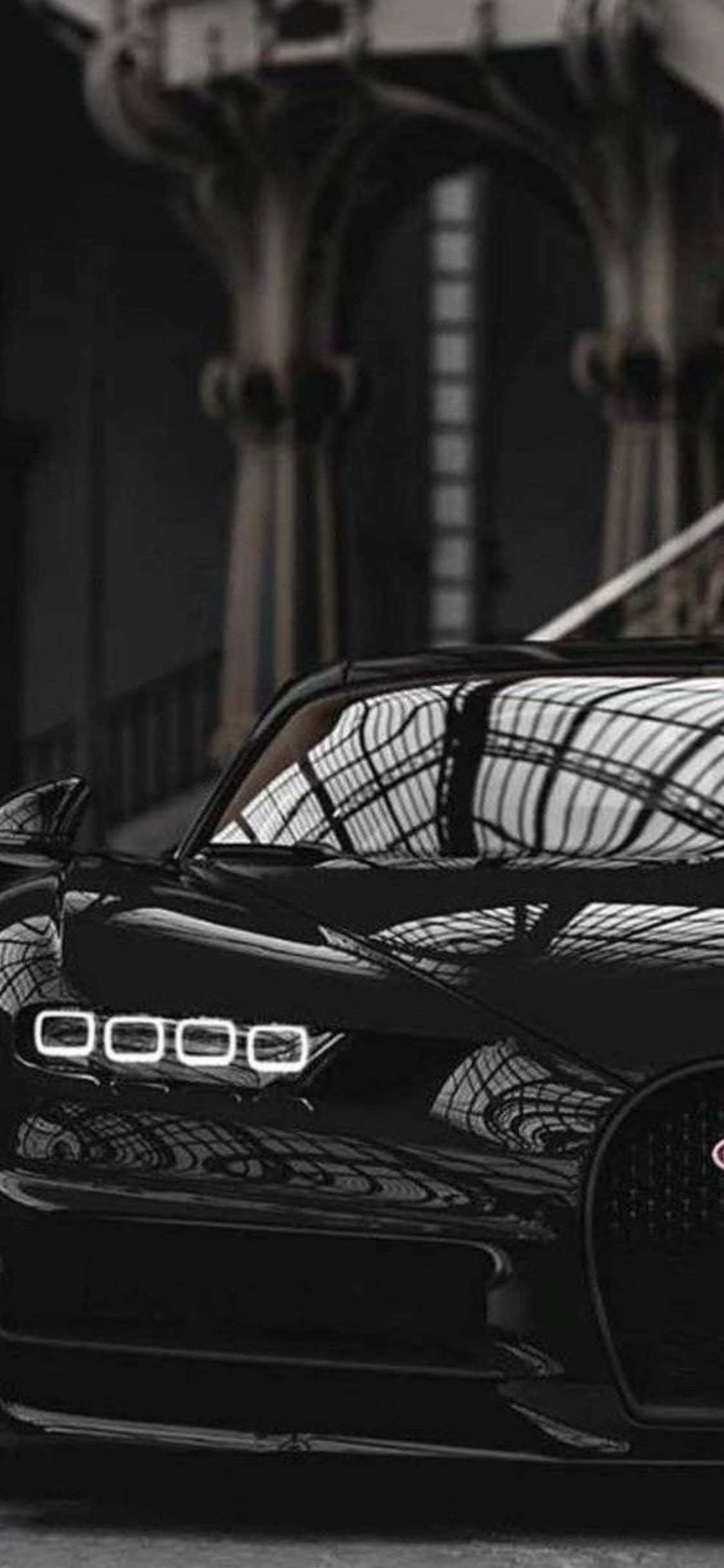 बिल्कुल नए iPhone Xs और Bugatti Chiron के साथ गति का अनुभव करें वॉलपेपर
