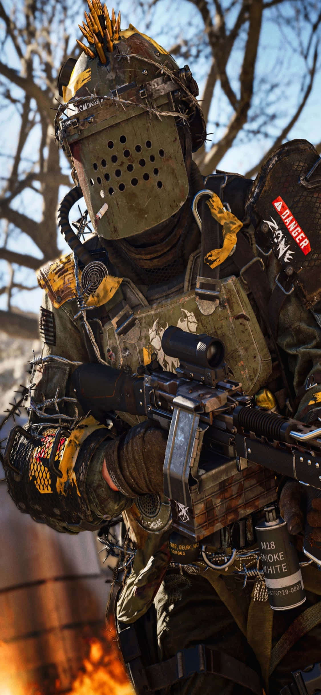 iPhone Xs Call Of Duty Black Ops Cold War Season 3 पृष्ठभूमि वॉलपेपर