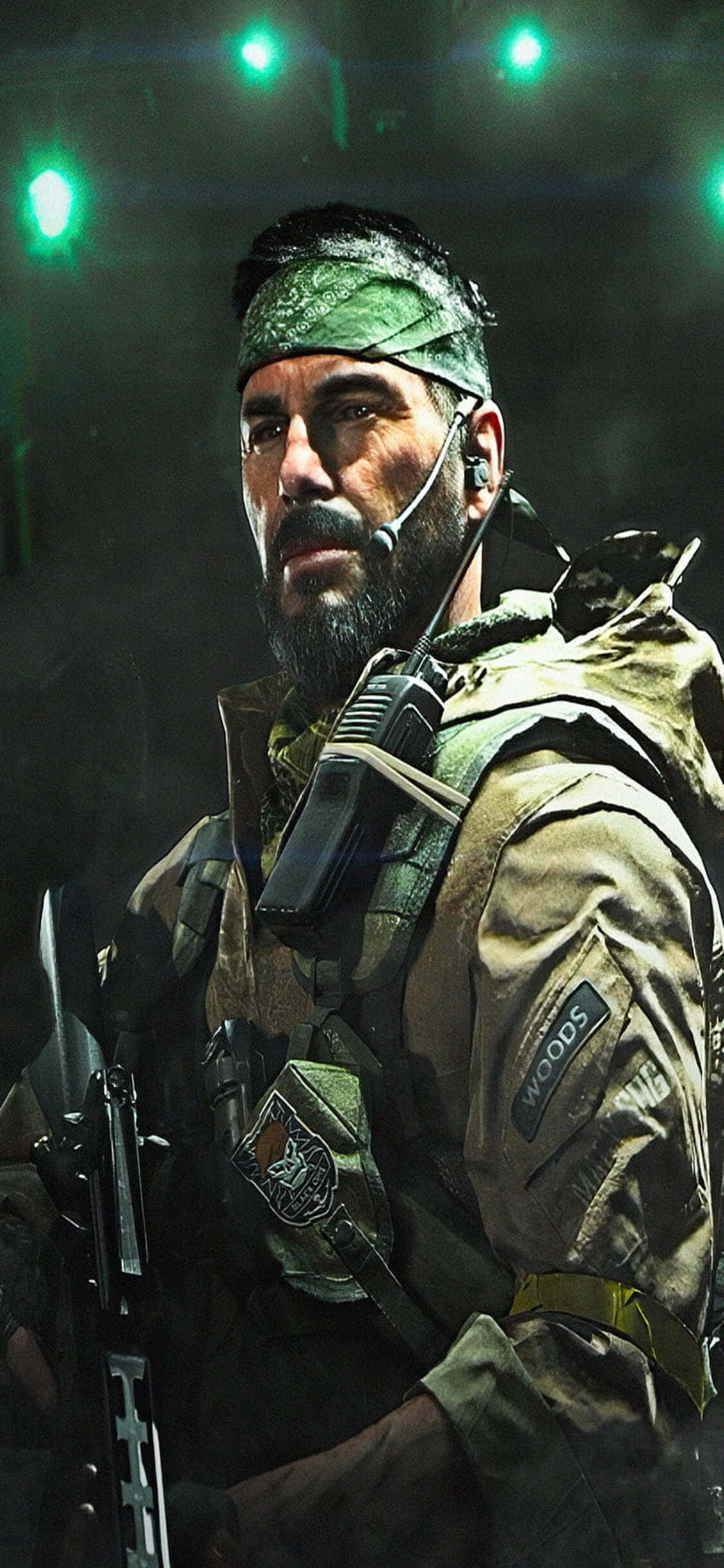 iPhone Xs Call Of Duty Black Ops Cold War Woods पृष्ठभूमि वॉलपेपर