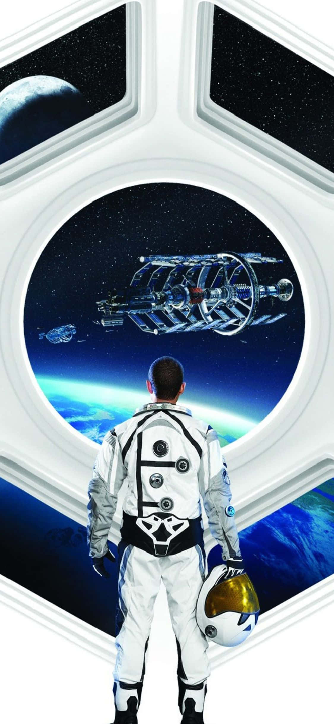 iPhone XS Civilization Beyond Earth अंतरिक्ष अंतरिक्ष यात्री पृष्ठभूमि वॉलपेपर