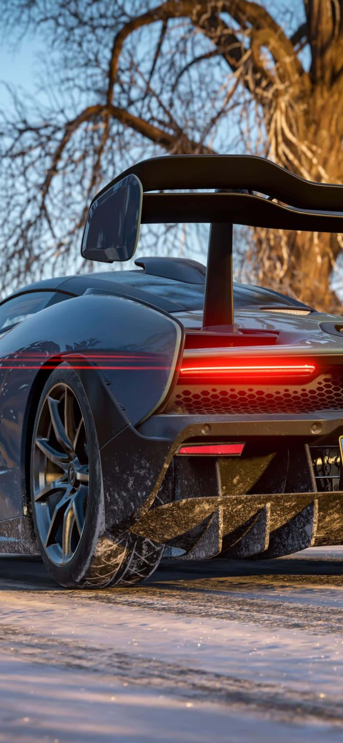 iPhone Xs Forza Horizon 4 में फिनिश लाइन तक दौड़ें वॉलपेपर