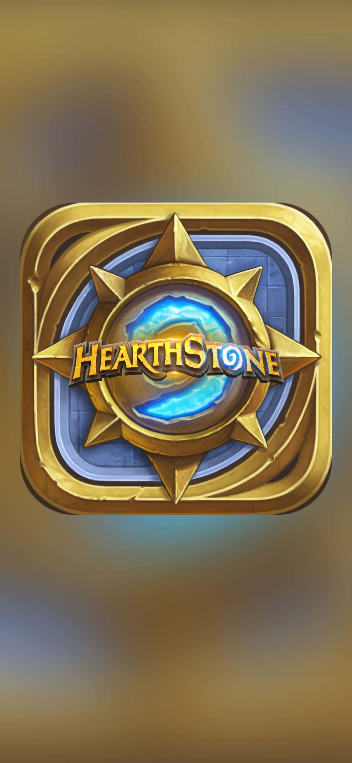 कम्पास लोगो iPhone XS Hearthstone बैकग्राउंड वॉलपेपर
