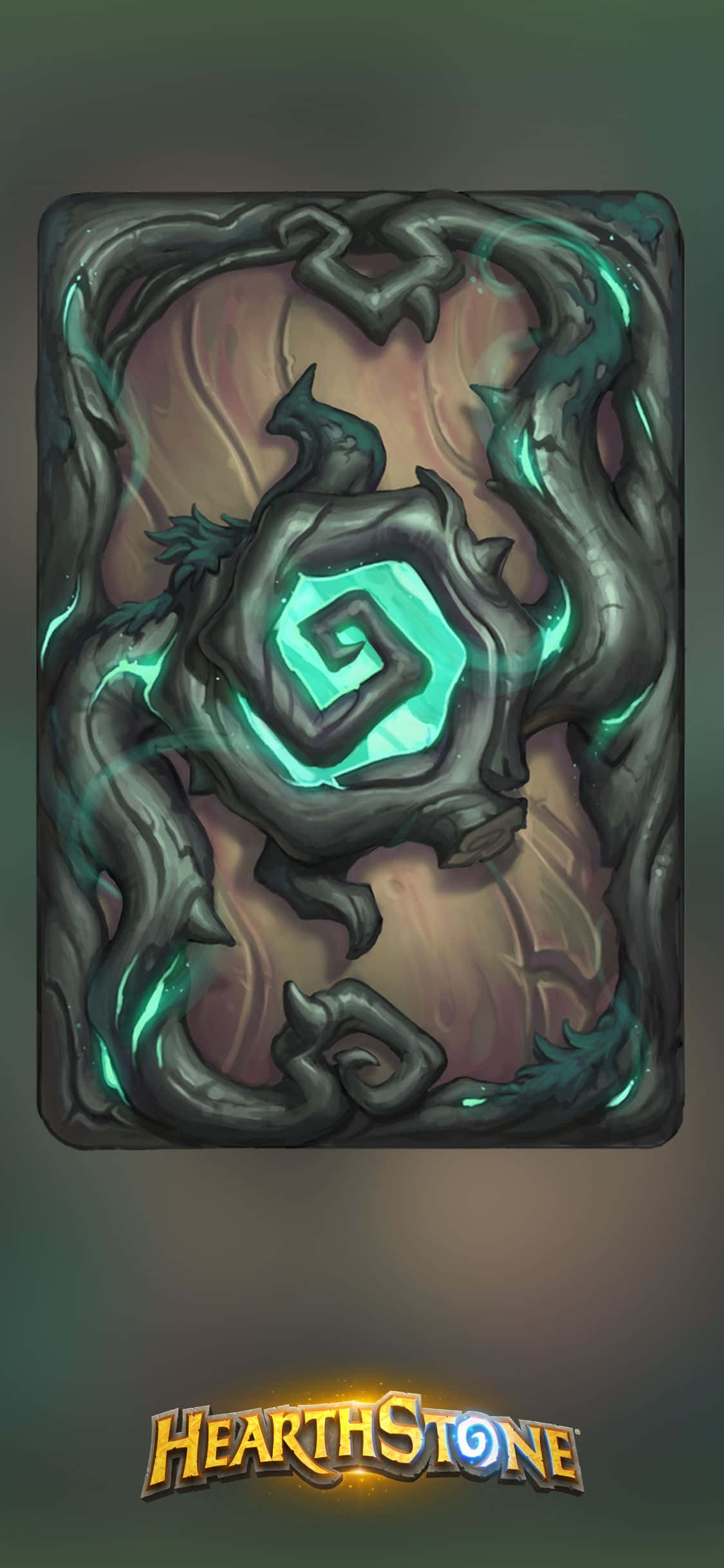इन ए डार्क वुड iPhone XS Hearthstone बैकग्राउंड वॉलपेपर