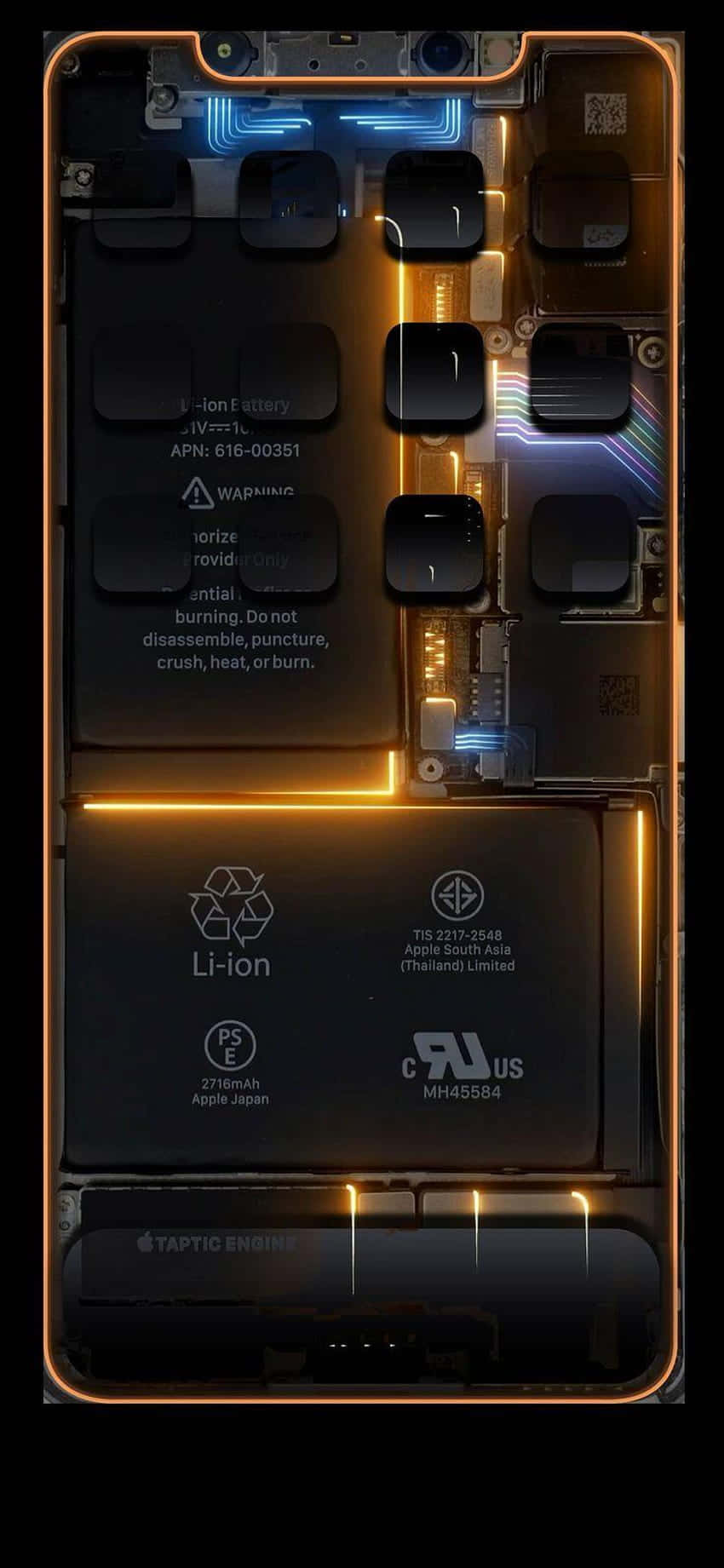 iPhone Xs Max Apple बैकग्राउंड बाहरी हिस्से वॉलपेपर