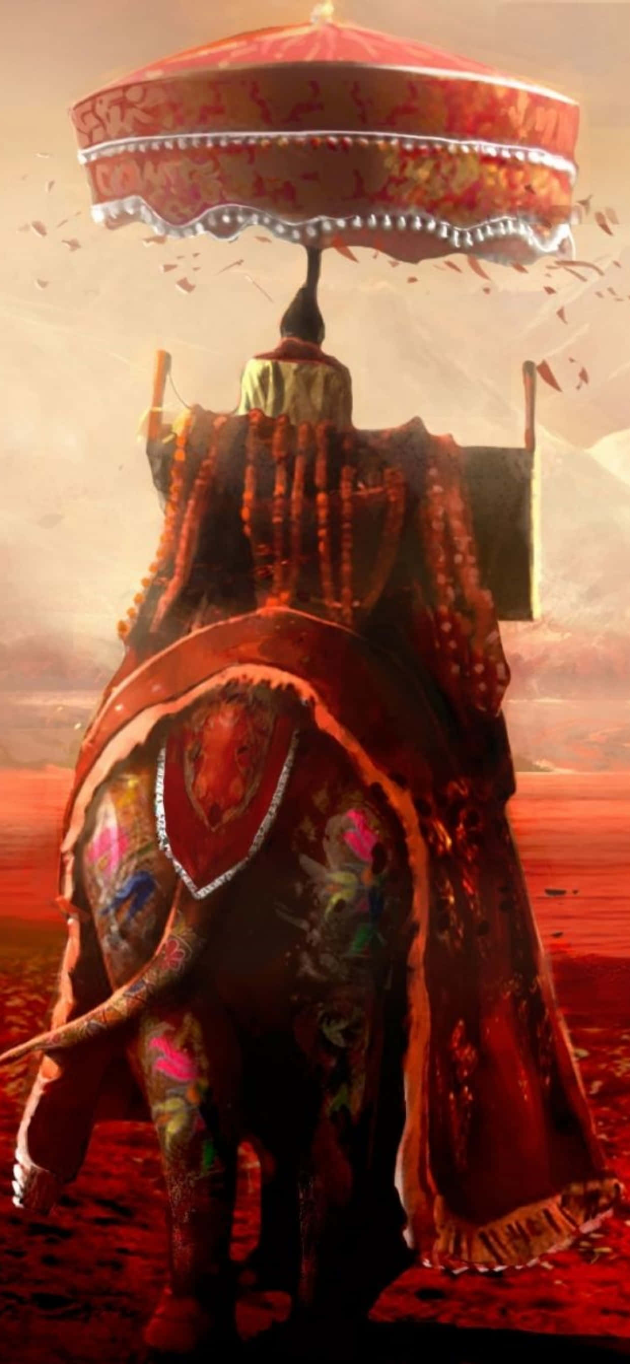 "iPhone Xs Max पर Far Cry 4 का एक शानदार दृश्य" वॉलपेपर