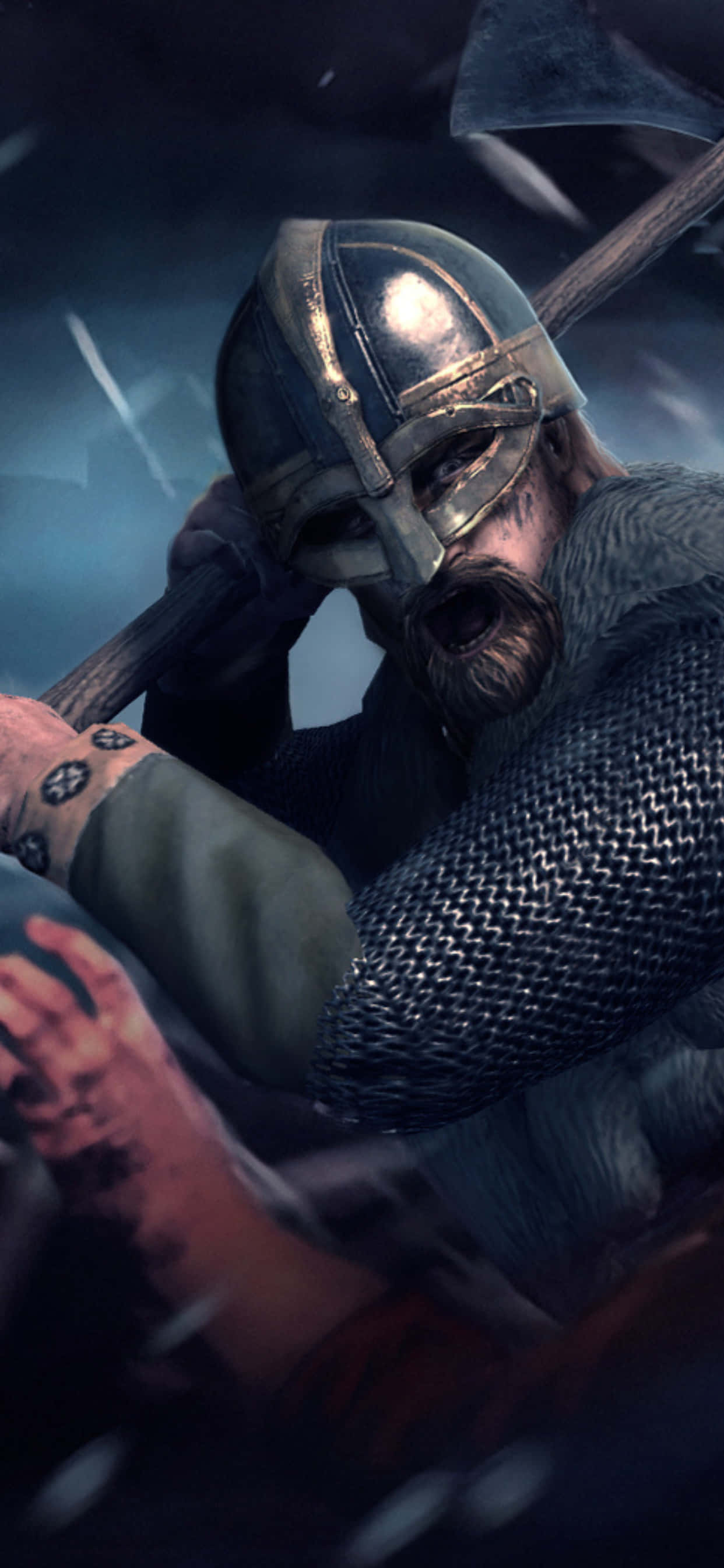 iPhone XS Max Total War Attila निर्दयी शूरवीर पृष्ठभूमि वॉलपेपर
