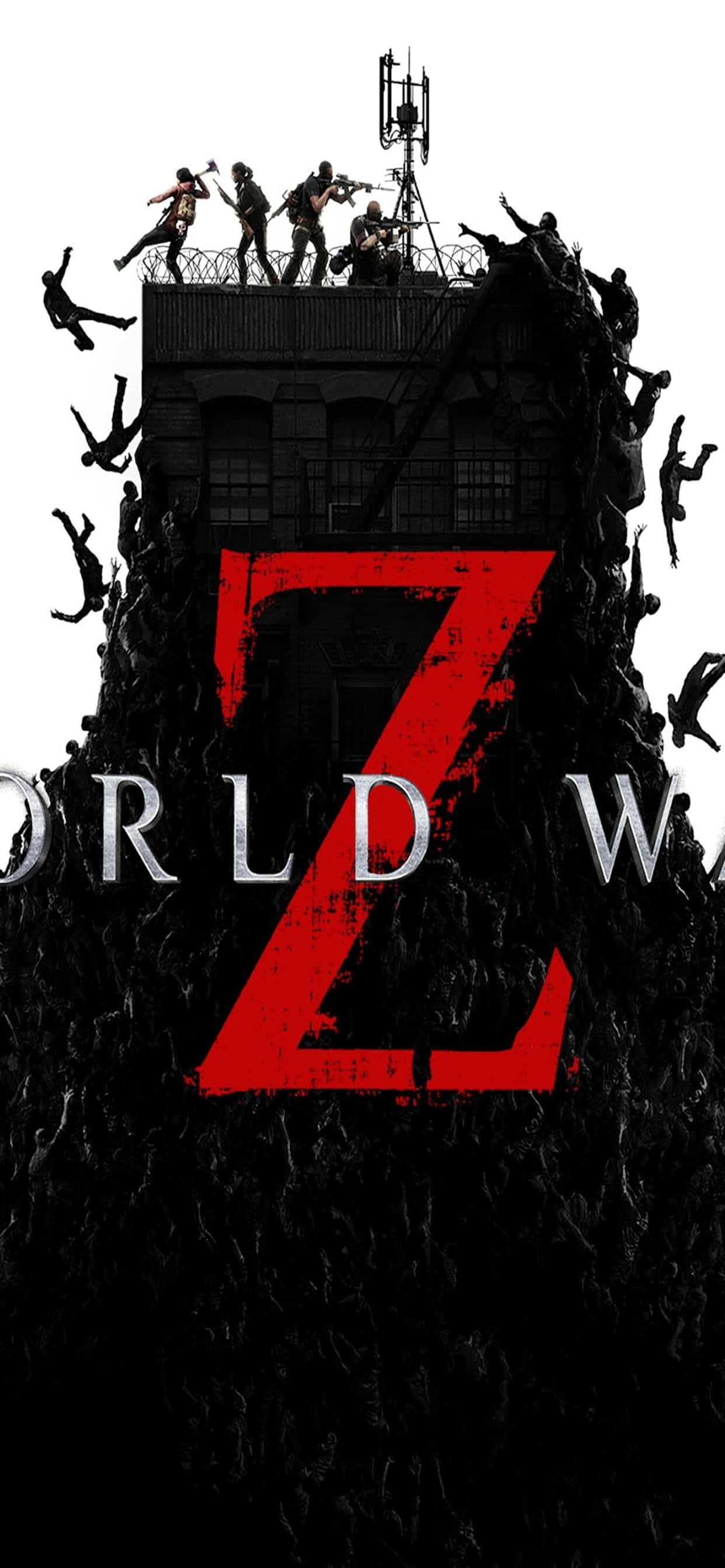 iPhone Xs Max पर नाटकीय World War Z दृश्य वॉलपेपर