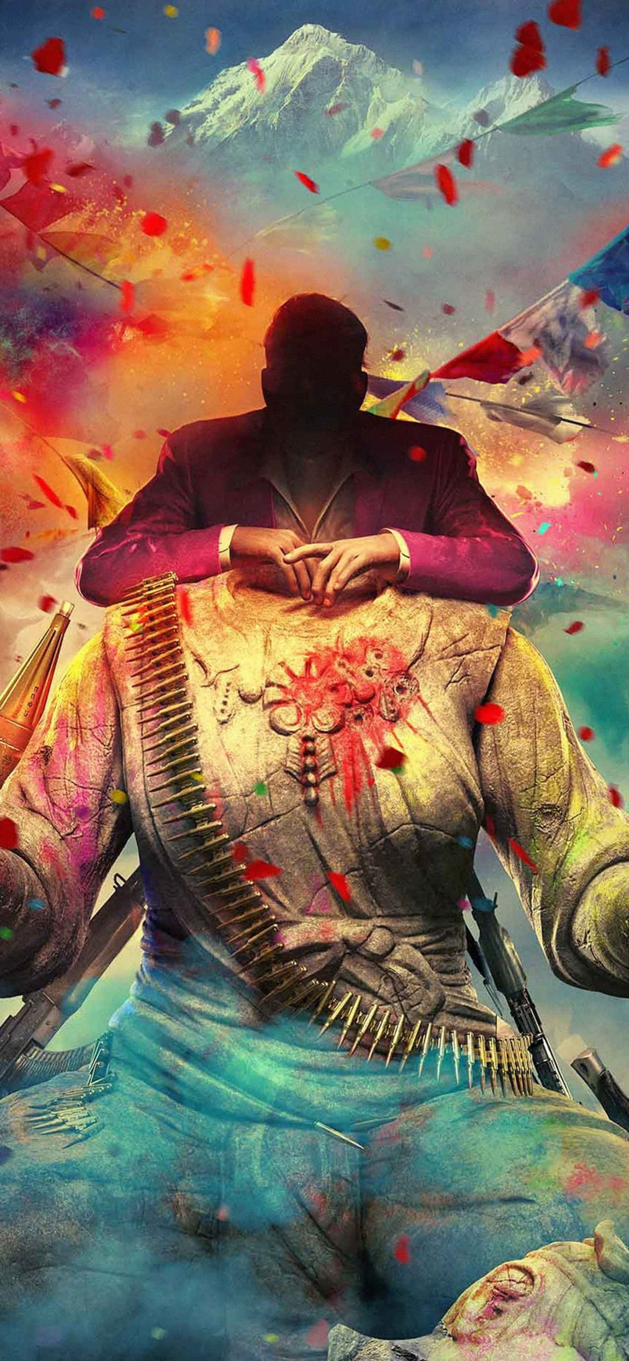 iPhone Xs Max के साथ Far Cry 4 में एक शानदार बंजर भूमि का अन्वेषण करें वॉलपेपर