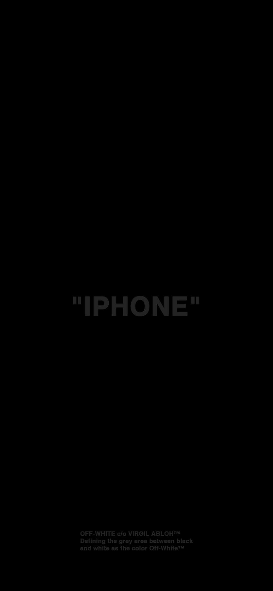 बोल्ड अक्षर टाइपोग्राफी iPhone XS OLED पृष्ठभूमि वॉलपेपर