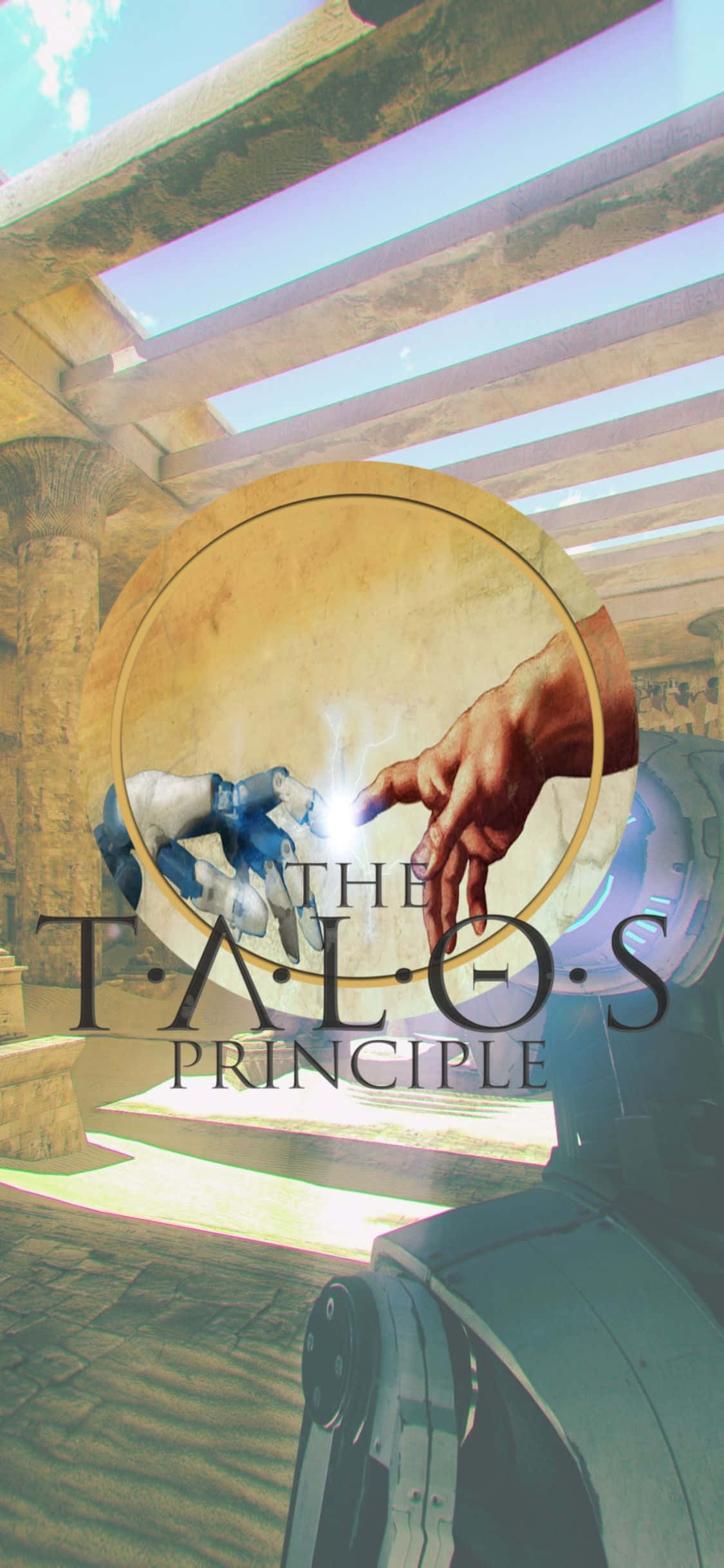 iPhone Xs पर The Talos Principle के रहस्यों का अन्वेषण करें वॉलपेपर