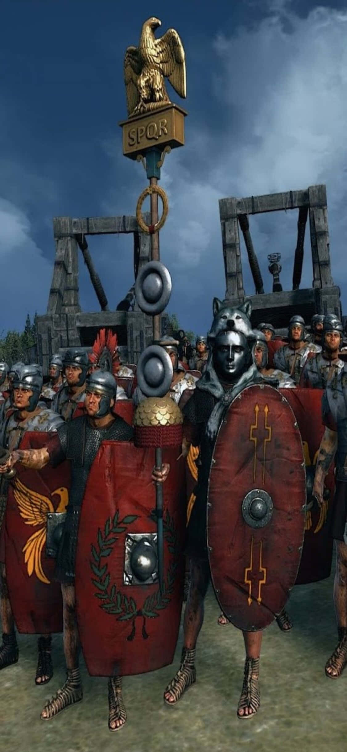 अपने iPhone Xs पर Total War: Rome 2 की दुनिया में अपनी सेना को कमांड करें वॉलपेपर