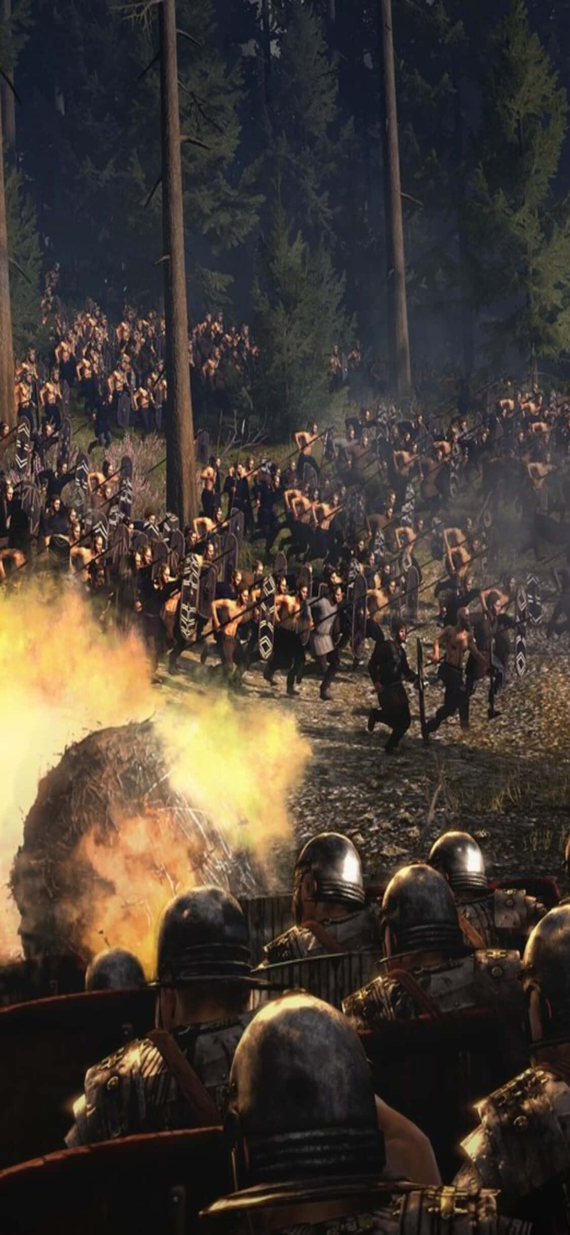 iPhone XS पर Total War: Rome II के रोमांच का अनुभव करें वॉलपेपर
