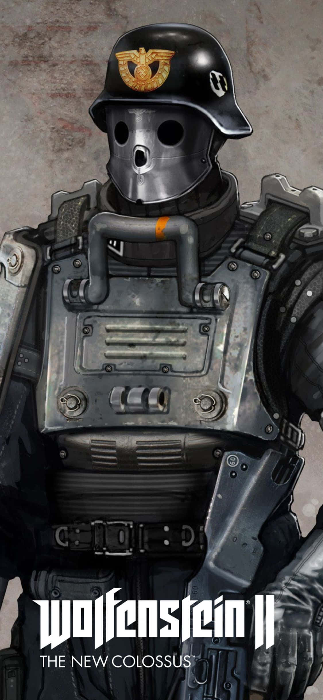 iPhone Xs Wolfenstein Ii गश्ती सैनिक पृष्ठभूमि वॉलपेपर