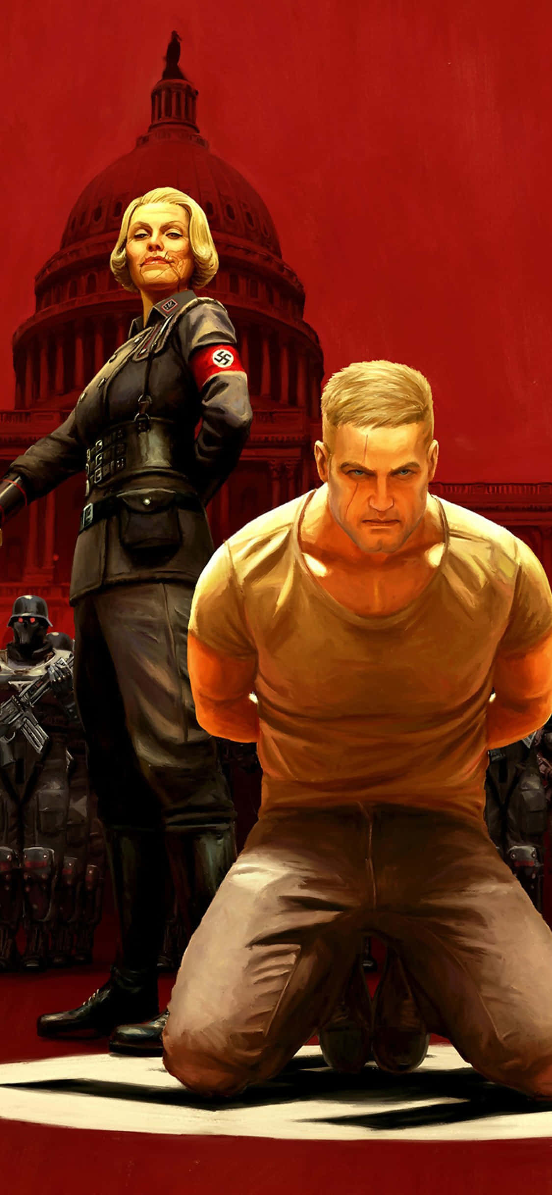 iPhone Xs Wolfenstein II: The New Colossus बैकग्राउंड वॉलपेपर
