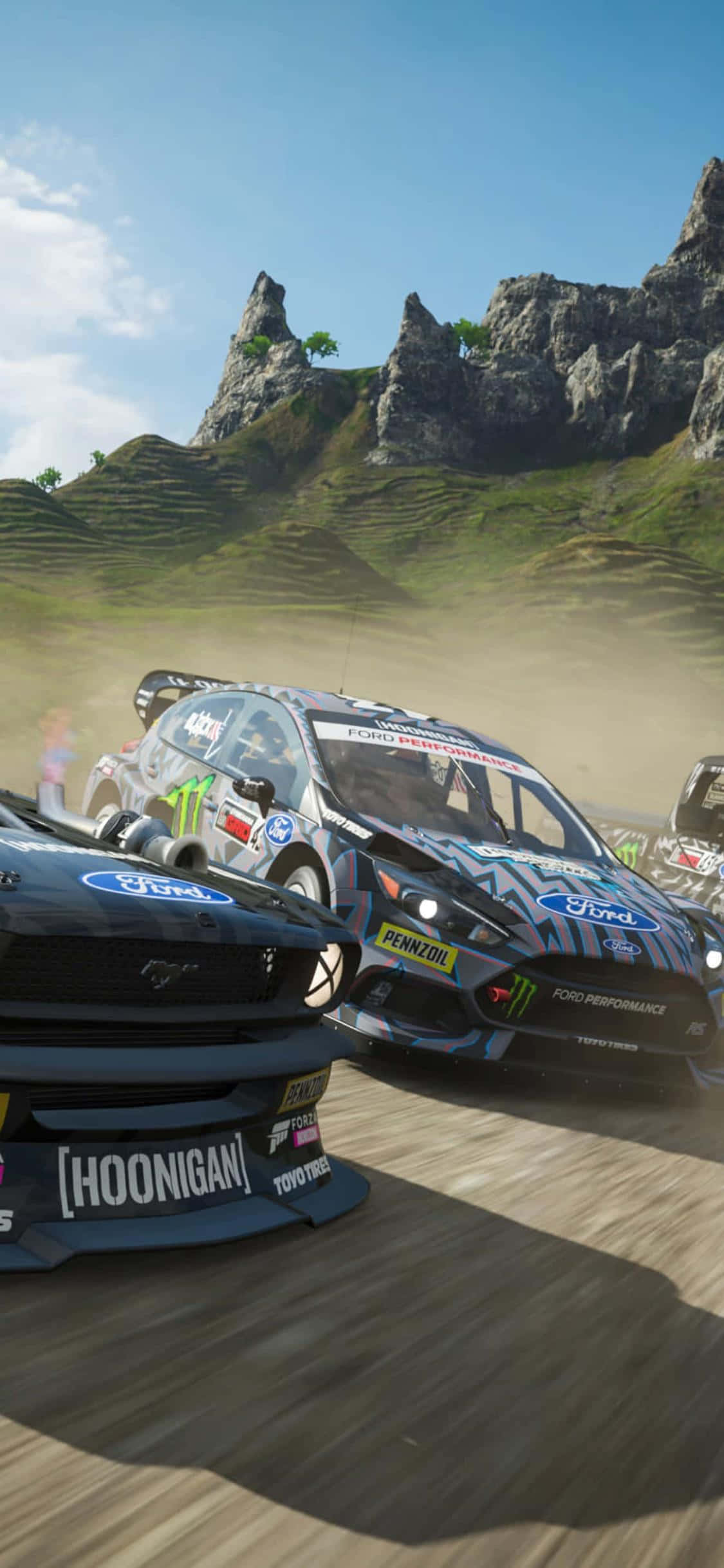 iPhone Xs और Forza Horizon 4 के साथ नए स्तरों को अनलॉक करें वॉलपेपर