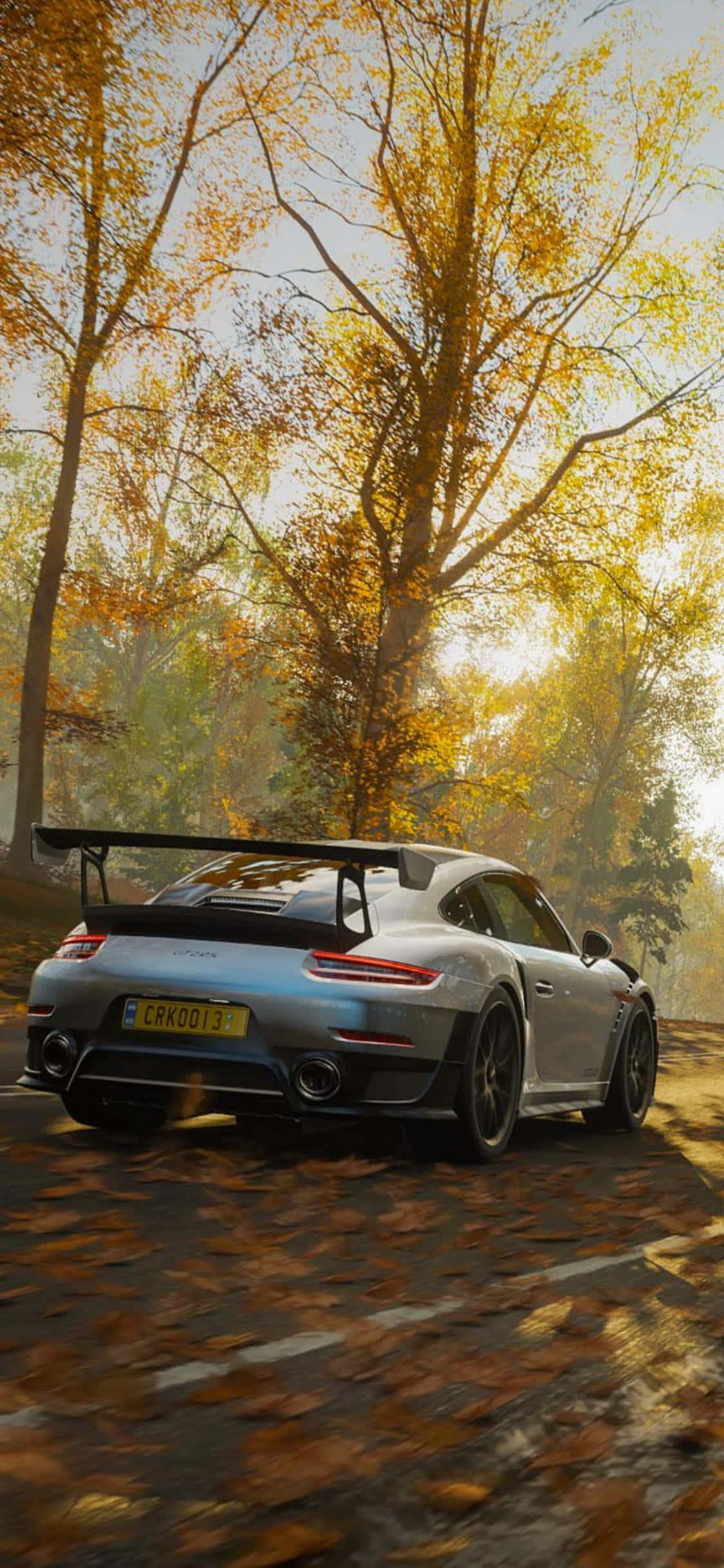 iPhone Xs और Forza Horizon 4 के साथ रेस ट्रैक पर विजय प्राप्त करें वॉलपेपर