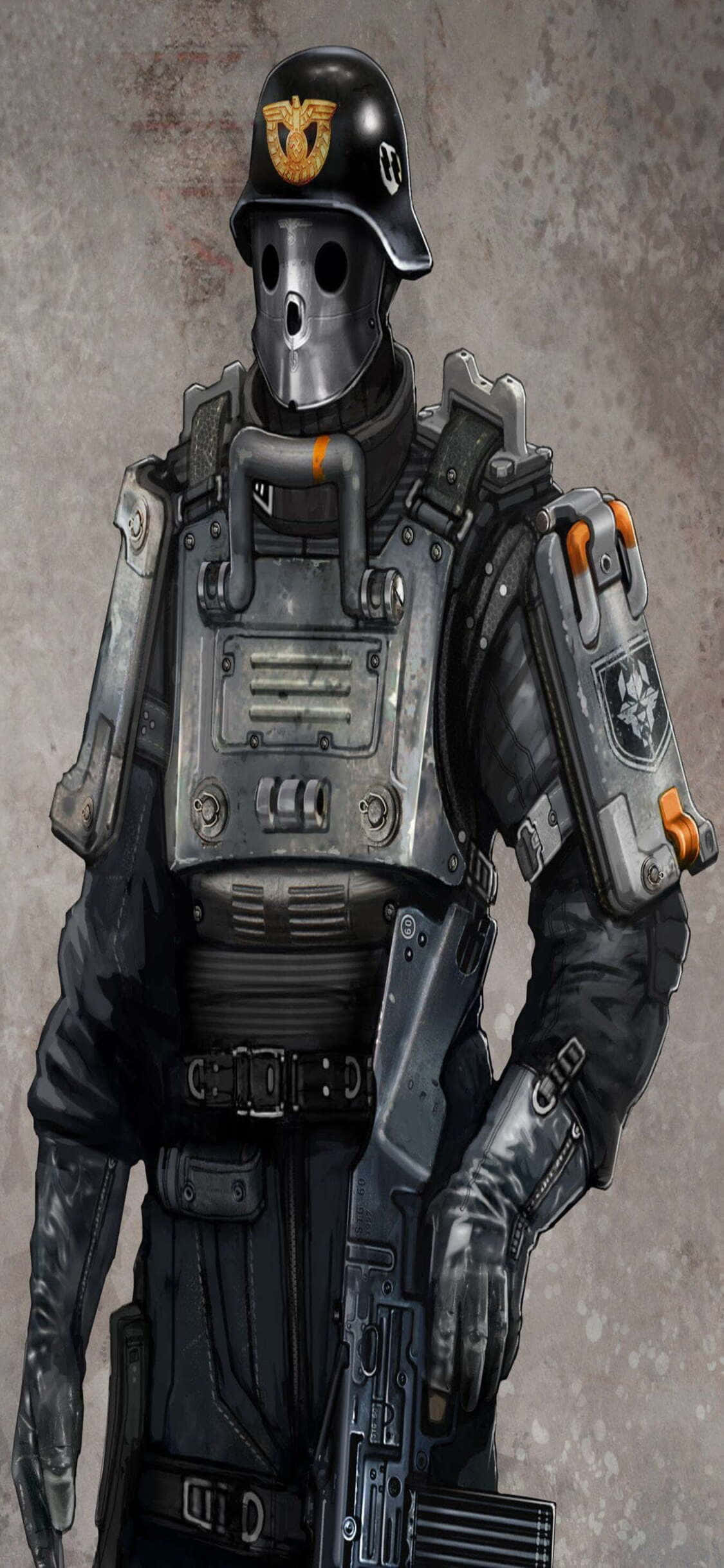 iPhone Xs और Wolfenstein II के साथ गेमिंग से भरे साहसिक कार्य के लिए तैयार हैं? वॉलपेपर