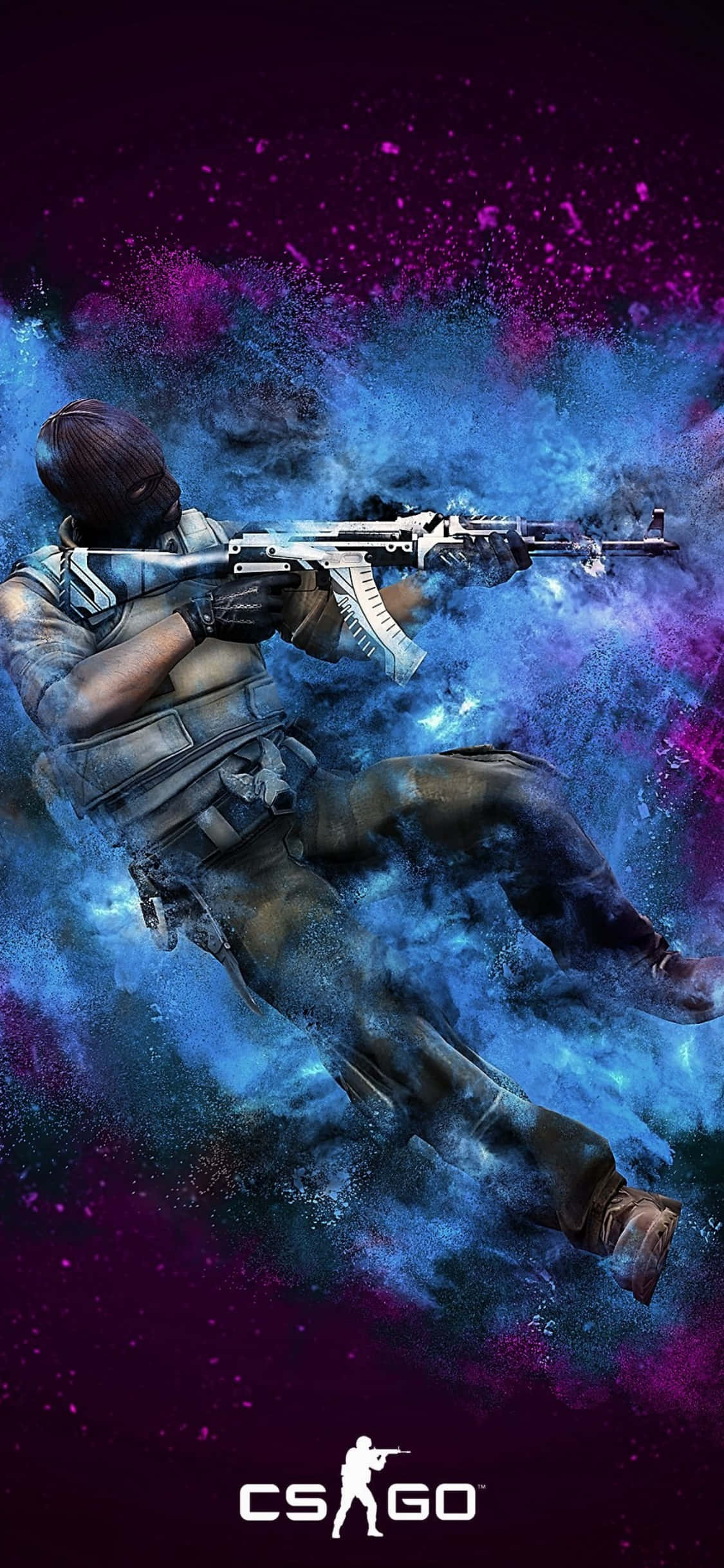 iPhone Xs की अद्भुत तस्वीर गुणवत्ता के साथ Counter-Strike Global Offensive में युद्ध का आनंद लें वॉलपेपर