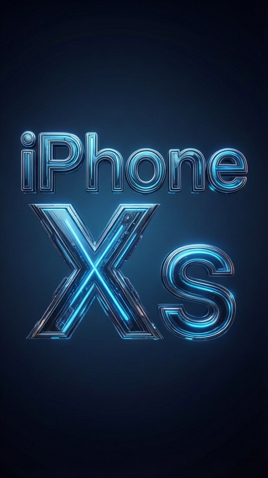 iPhone Xs टाइपोग्राफी वॉलपेपर
