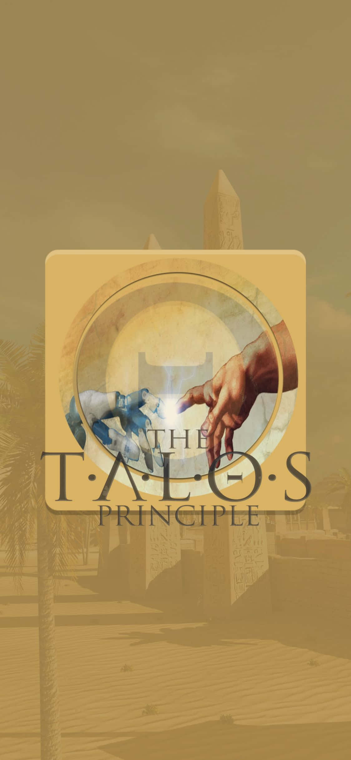"iPhone Xs पर The Talos Principle का अनुभव लें" वॉलपेपर