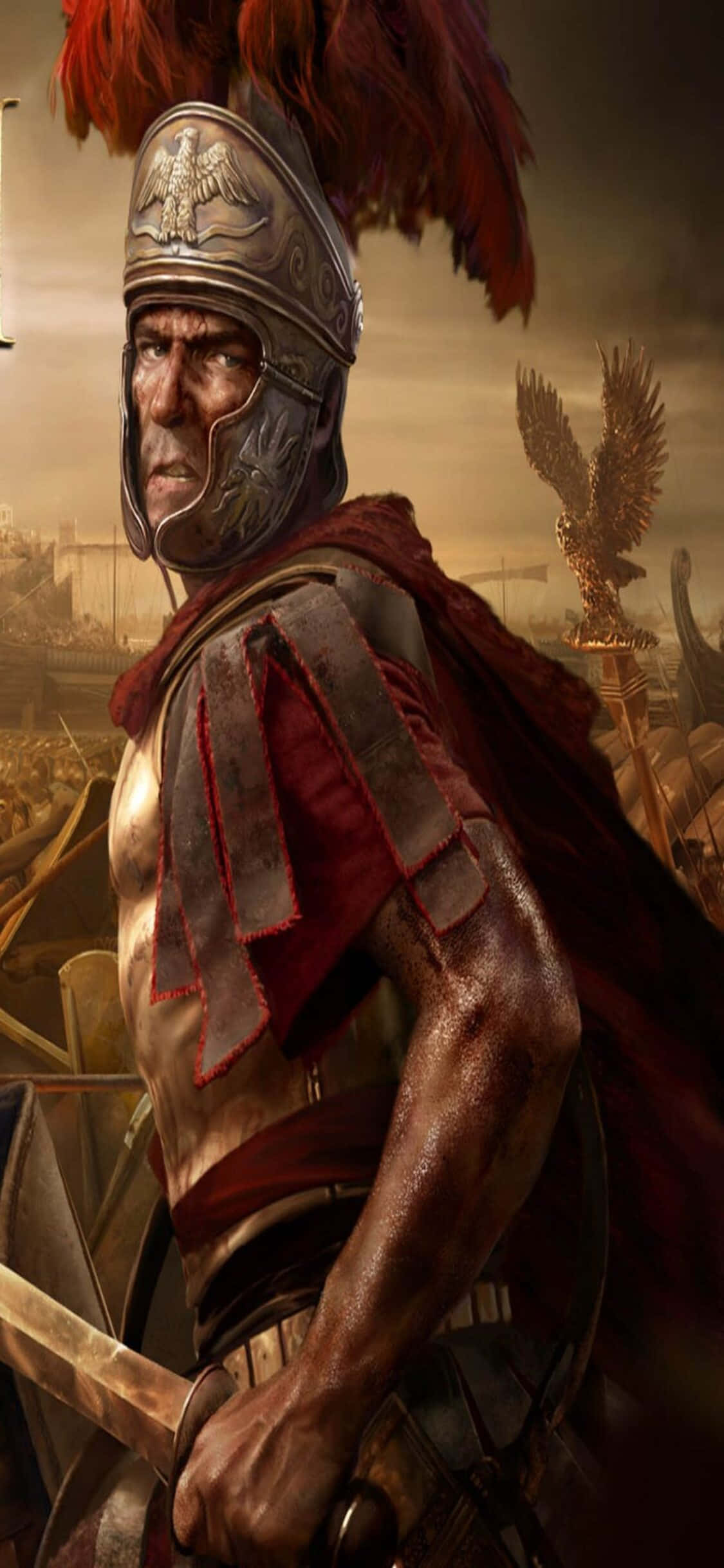 iPhone XS पर Total War Rome 2 में महाकाव्य लड़ाइयाँ लड़ना वॉलपेपर