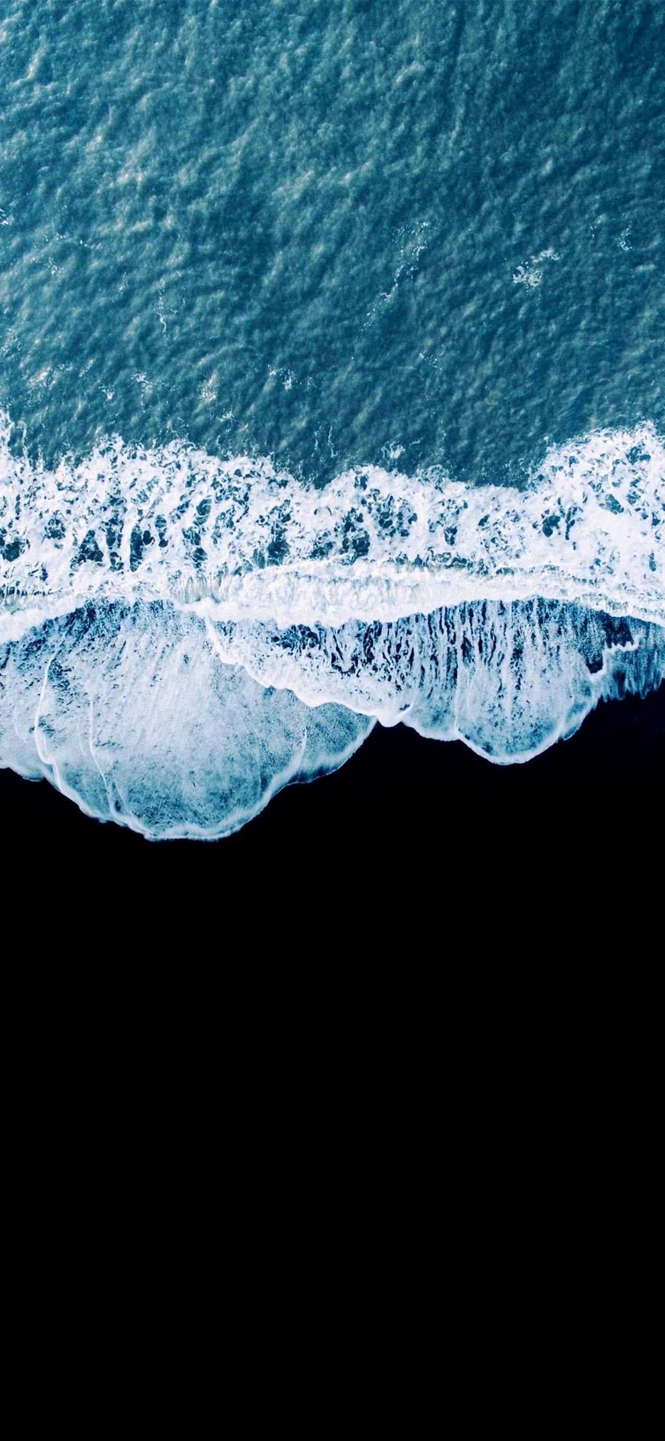 iPhone XS महासागर शून्य वॉलपेपर