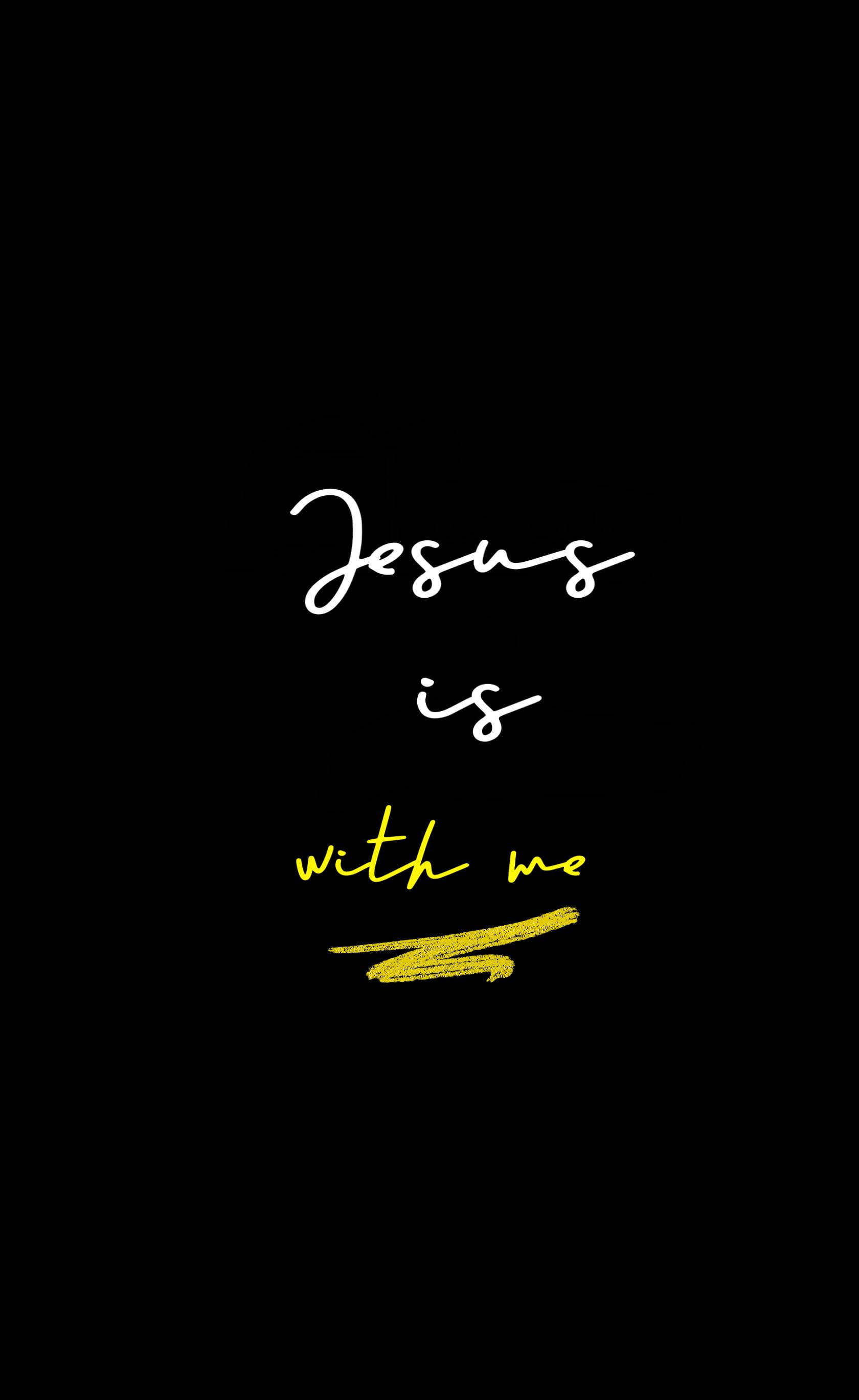 Jesus मेरे साथ Jesus 4K iPhone वॉलपेपर