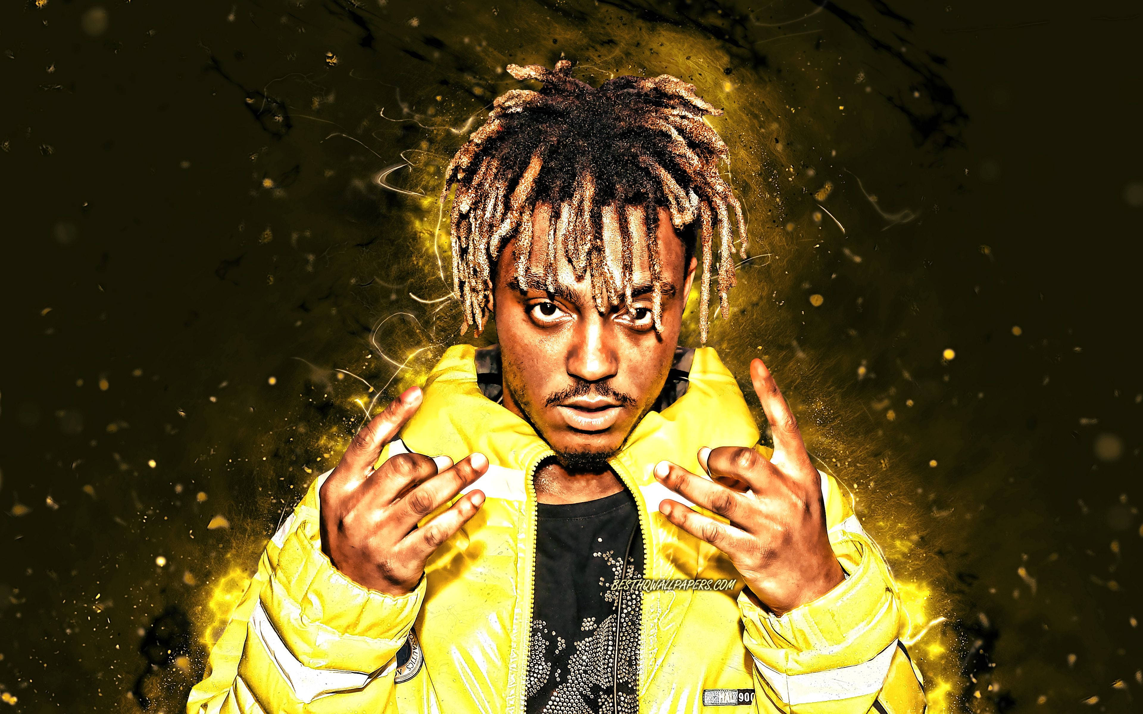 Juice Wrld पीला फैन एडिट 4K वॉलपेपर