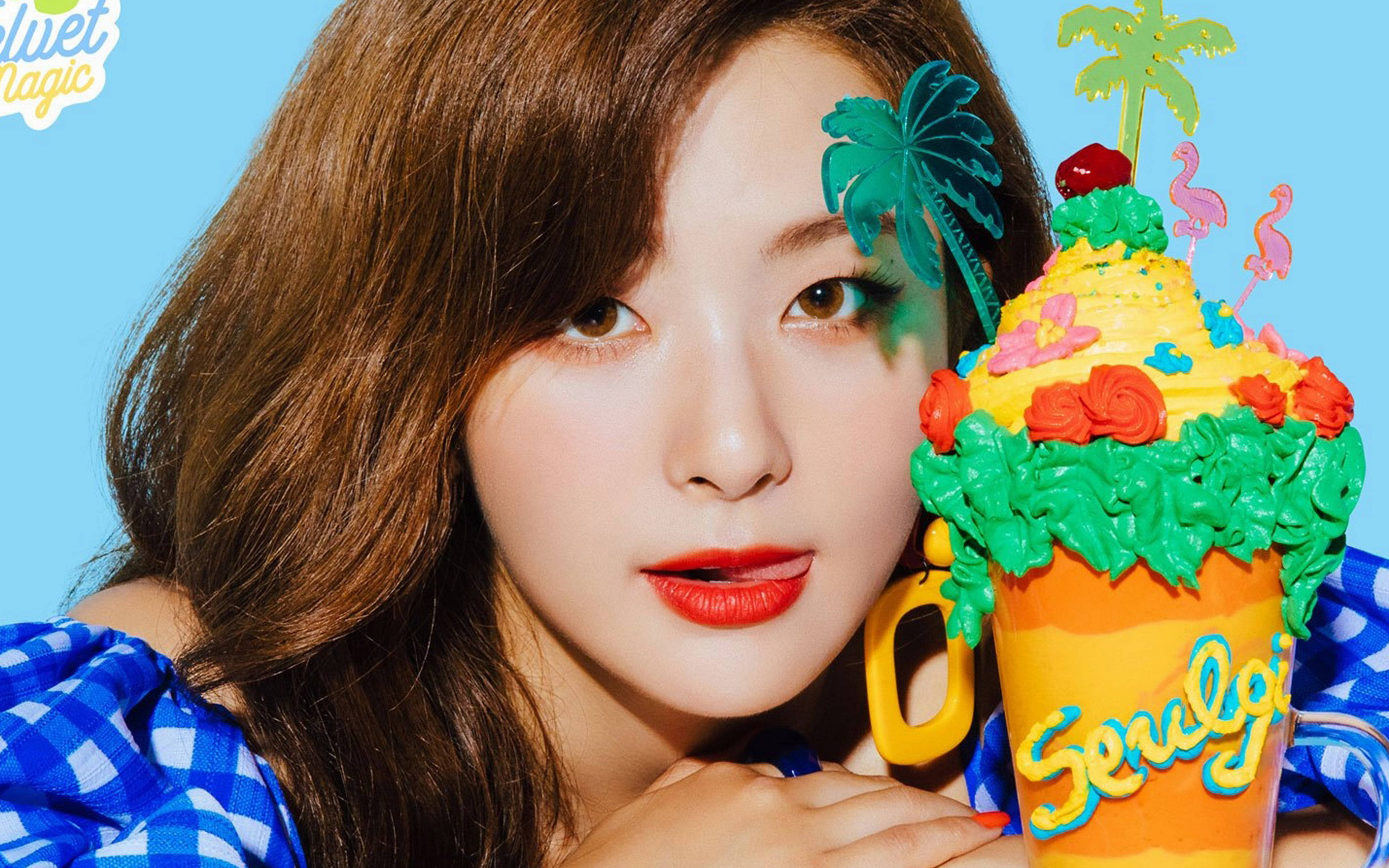 K Pop आइडल सेउल्गी वॉलपेपर