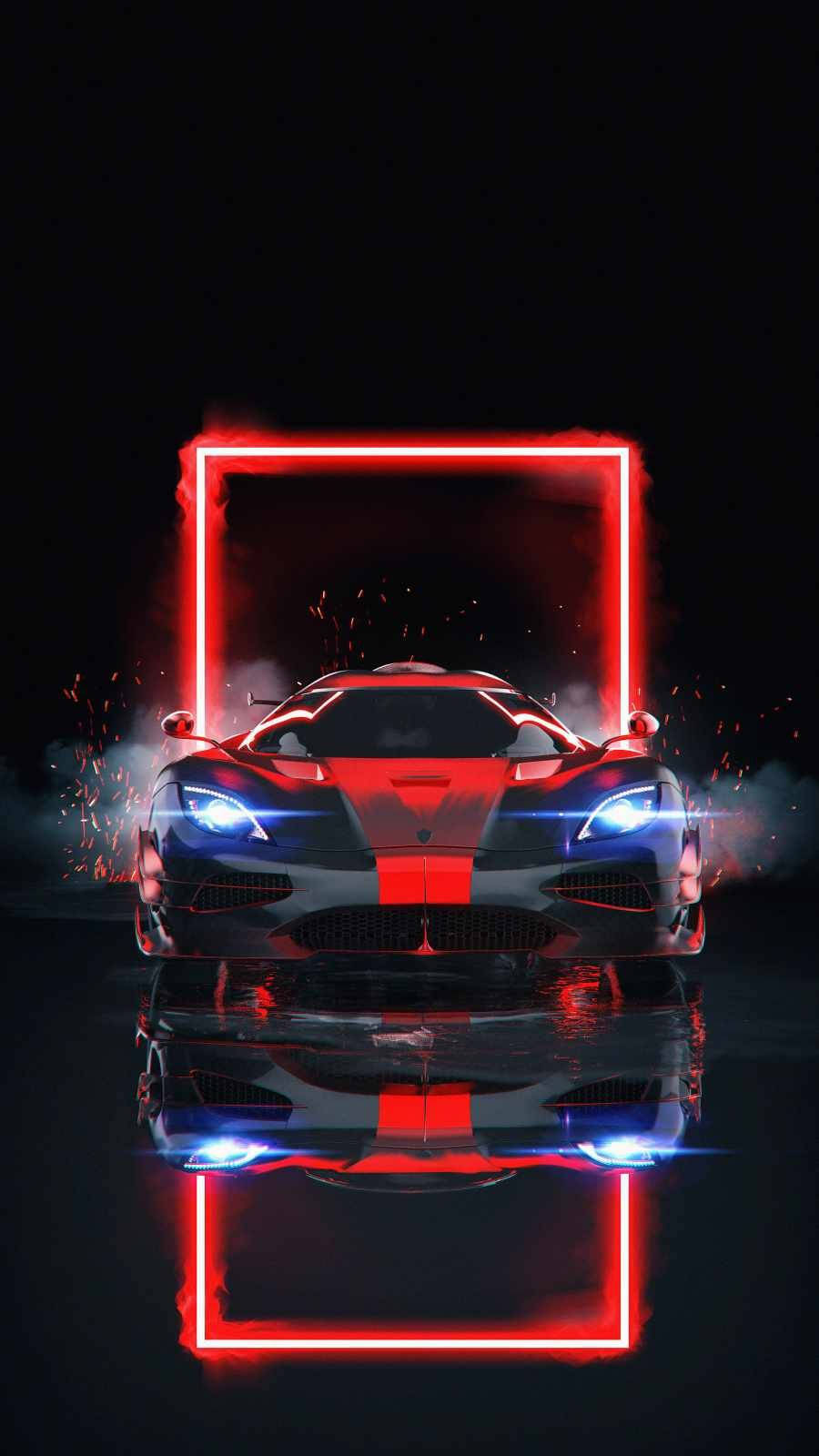 Koenigsegg One:1 iPhone कार वॉलपेपर
