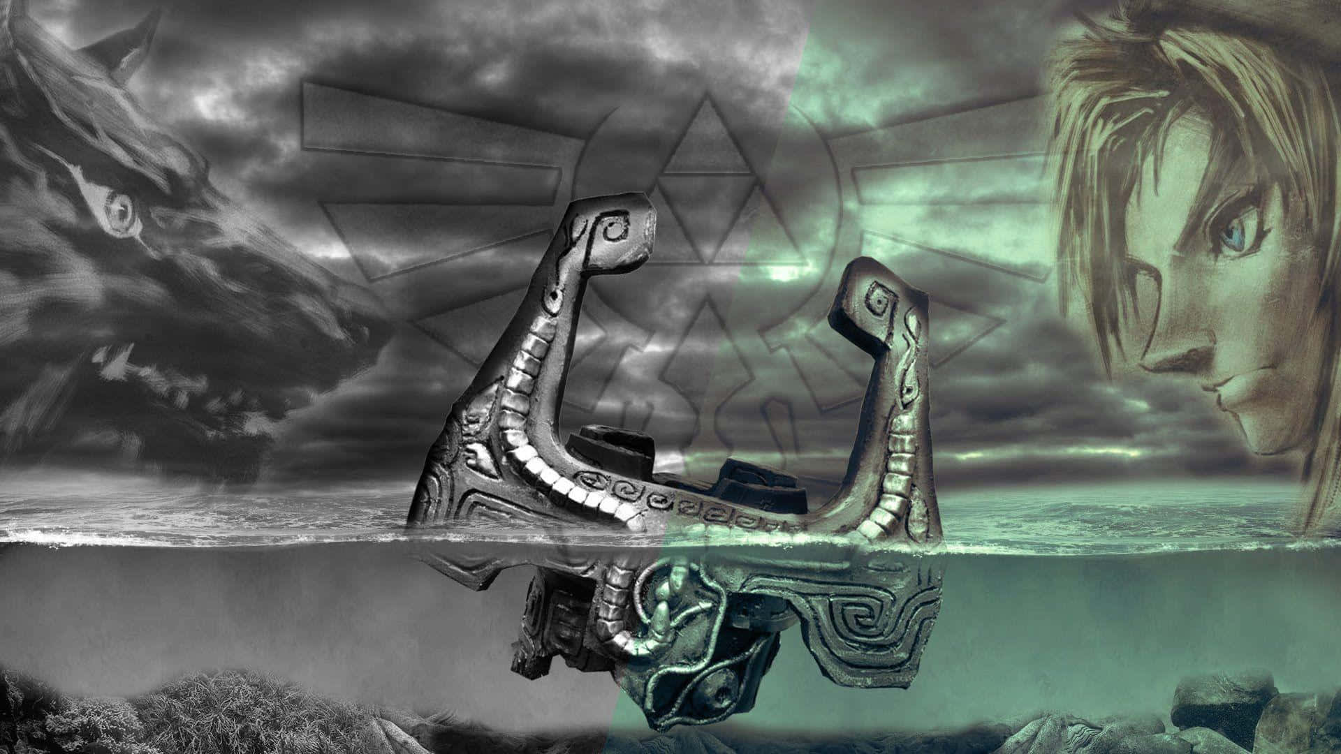 Legend Of Zelda Twilight Princess डूबती मिडना वॉलपेपर