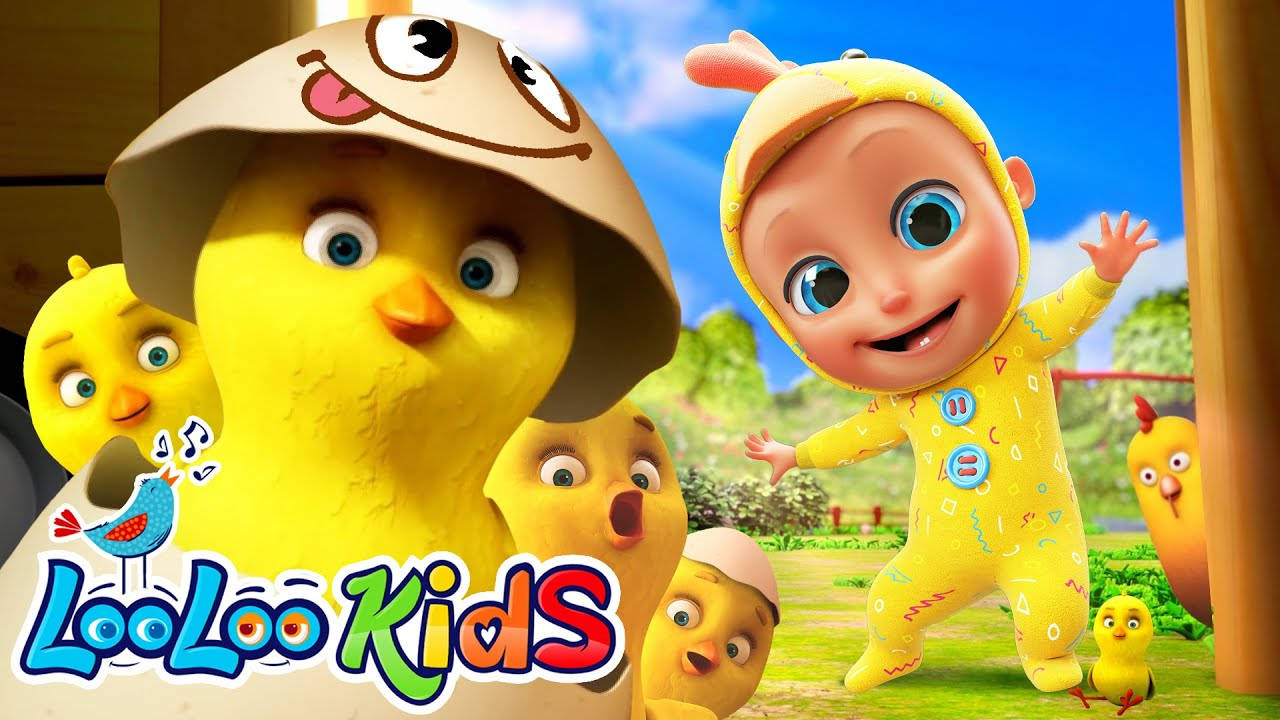 Looloo Kids लिटिल चिक्स वॉलपेपर