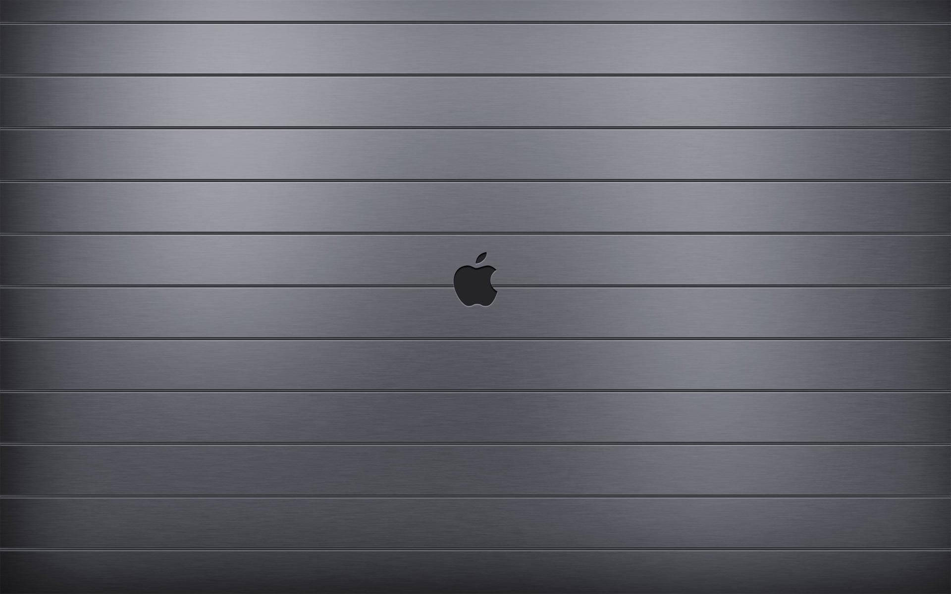 MacBook Air मेटेलिक लोगो वॉलपेपर