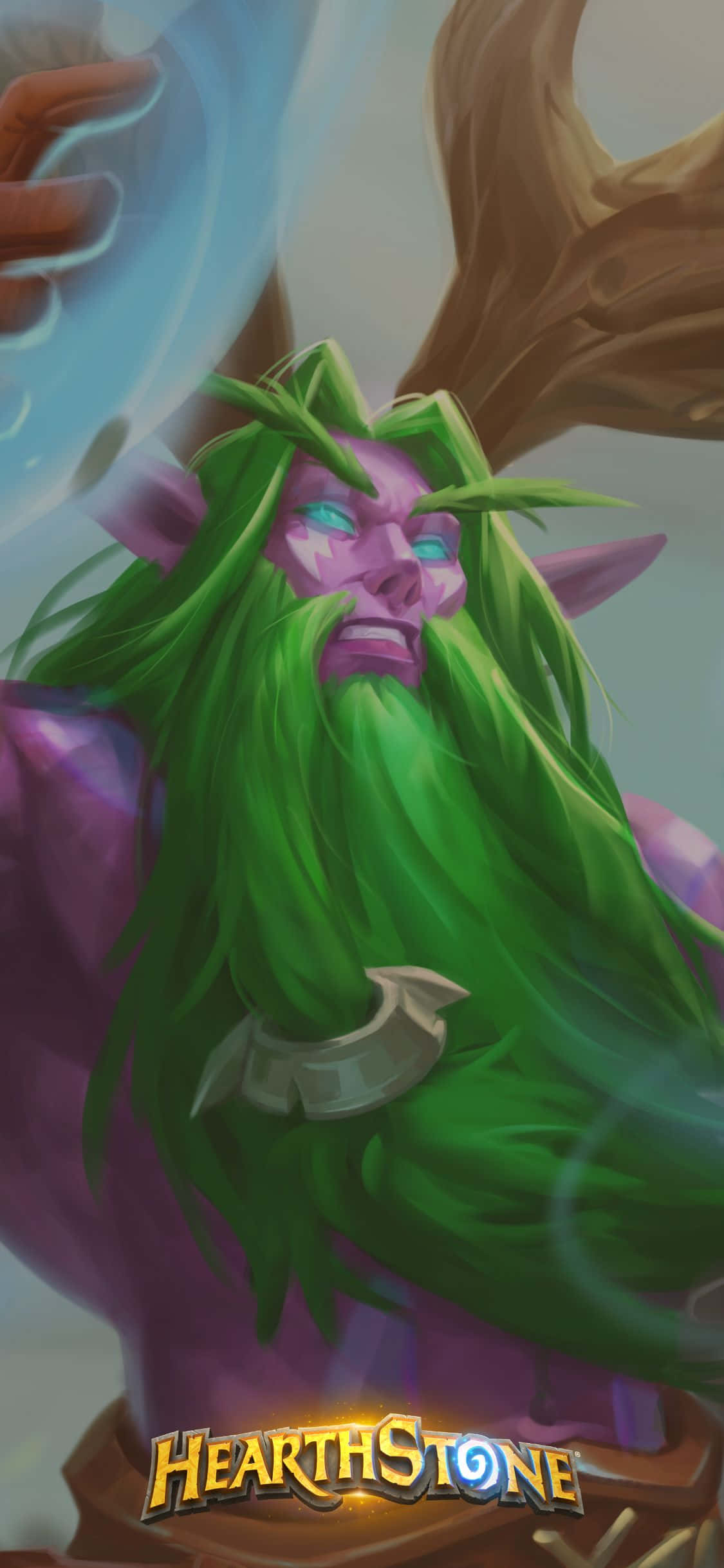 Malfurion Stormrage iPhone XS Hearthstone बैकग्राउंड वॉलपेपर