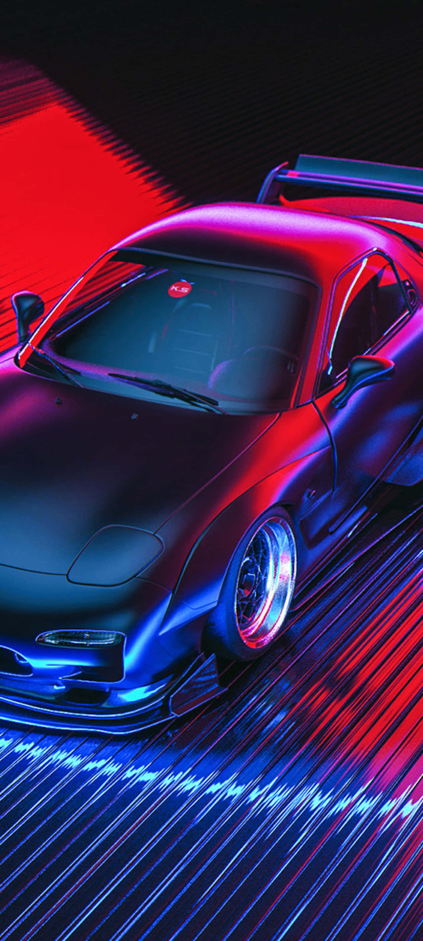 Mazda RX-7 Pixel 3 Need For Speed Heat पृष्ठभूमि वॉलपेपर